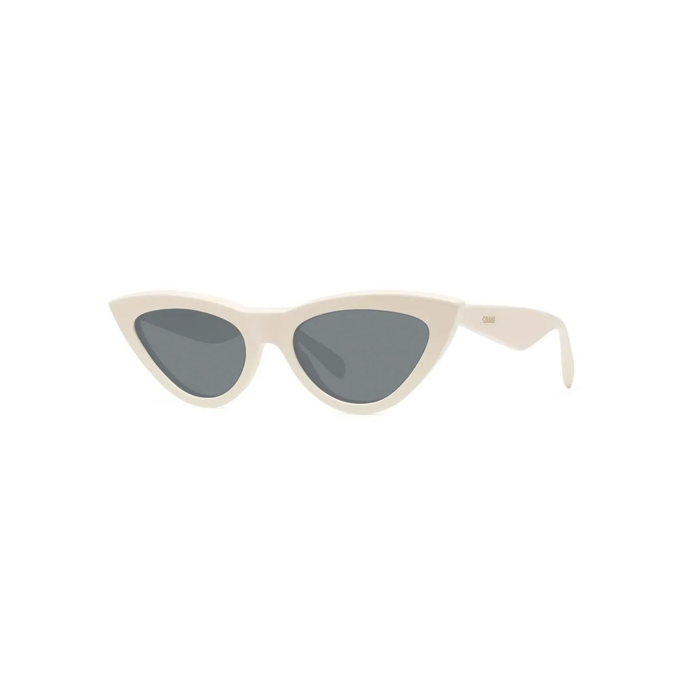 CL4019IN Cateye Sunglasses with Green Lens in Ivory sold by MARAIS