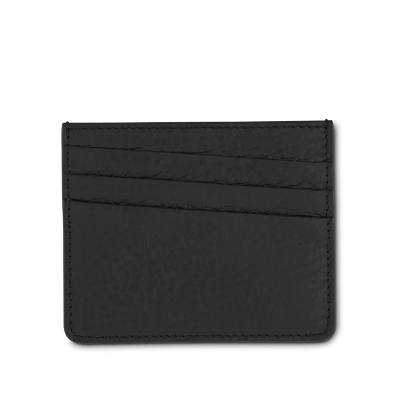 6CC Leather Card Holder in Black sold by MARAIS