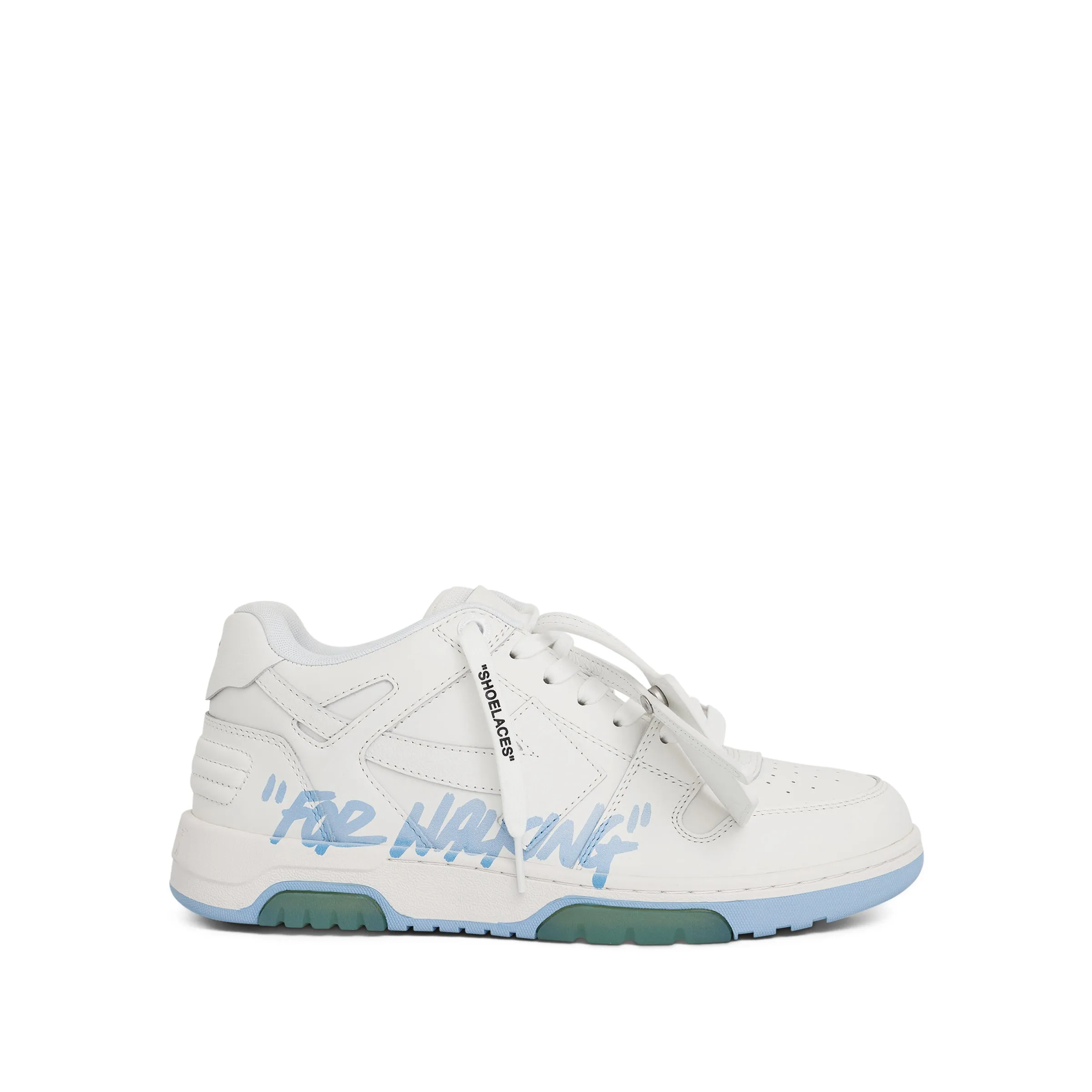 Out Of Office 'For Walking' Sneaker in White/Light Blue sold by MARAIS