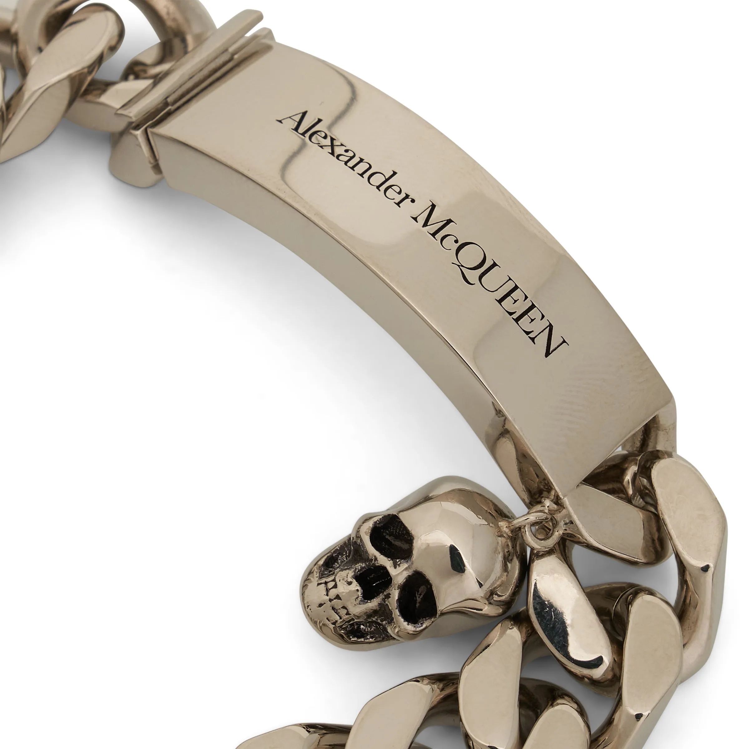 Plated Logo Chain Bracelet in Silver sold by MARAIS product image thumbnail 3