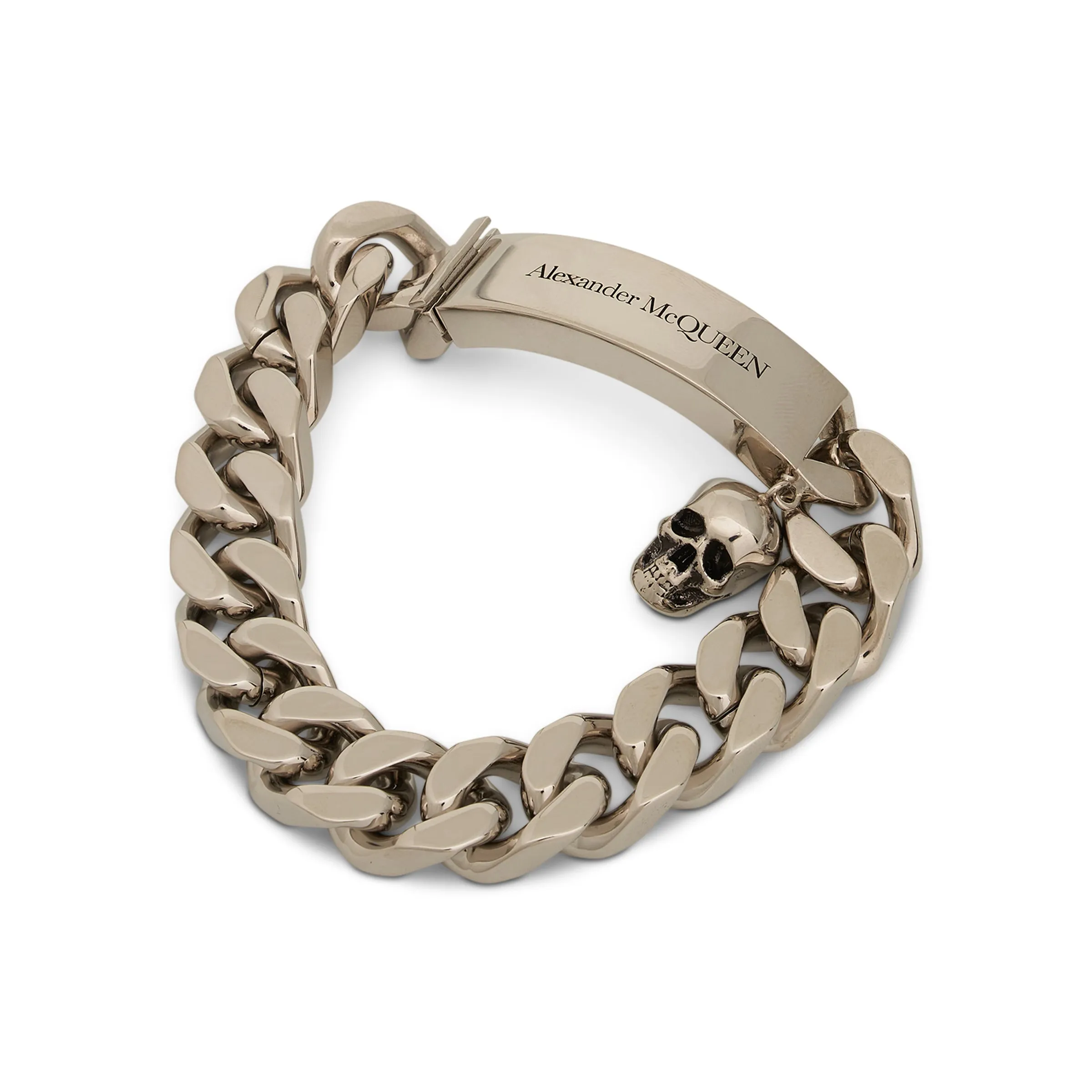 Plated Logo Chain Bracelet in Silver sold by MARAIS product image thumbnail 2