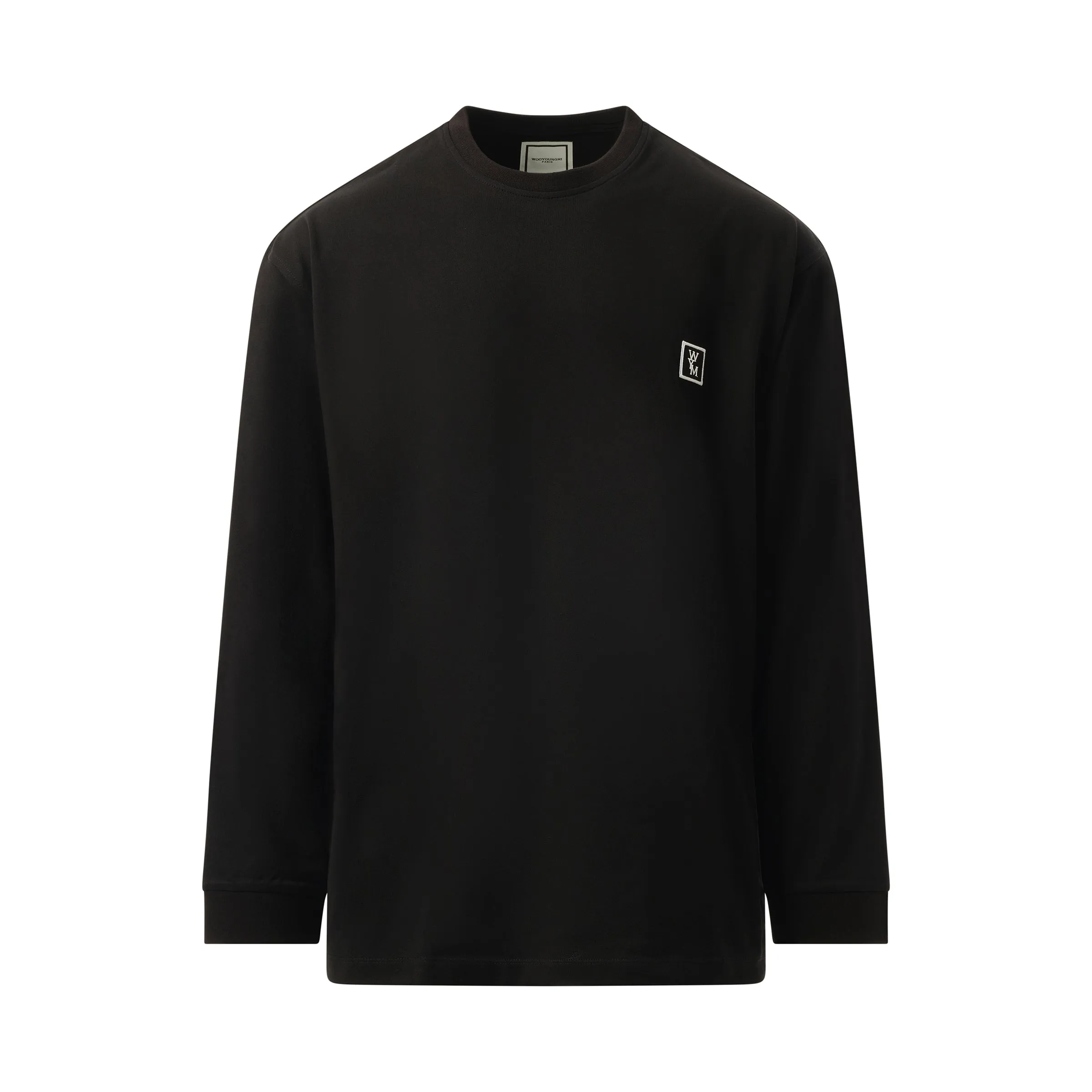 Logo Long Sleeve T-Shirt in Black sold by MARAIS product image thumbnail 2