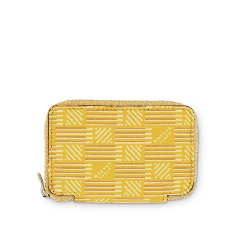 Mini Zip Wallet in Yellow sold by MARAIS