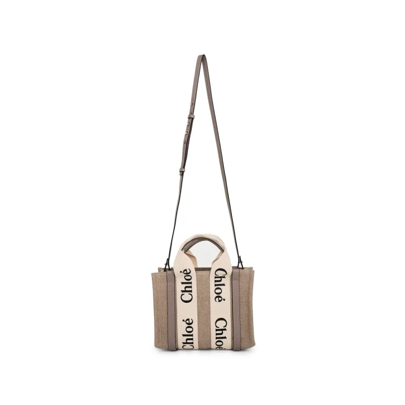 Small Woody Tote Bag in Musk Grey sold by MARAIS