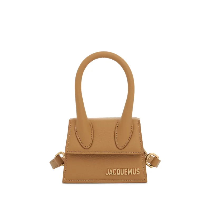 Le Chiquito Mini Grained Leather Bag in Camel sold by MARAIS