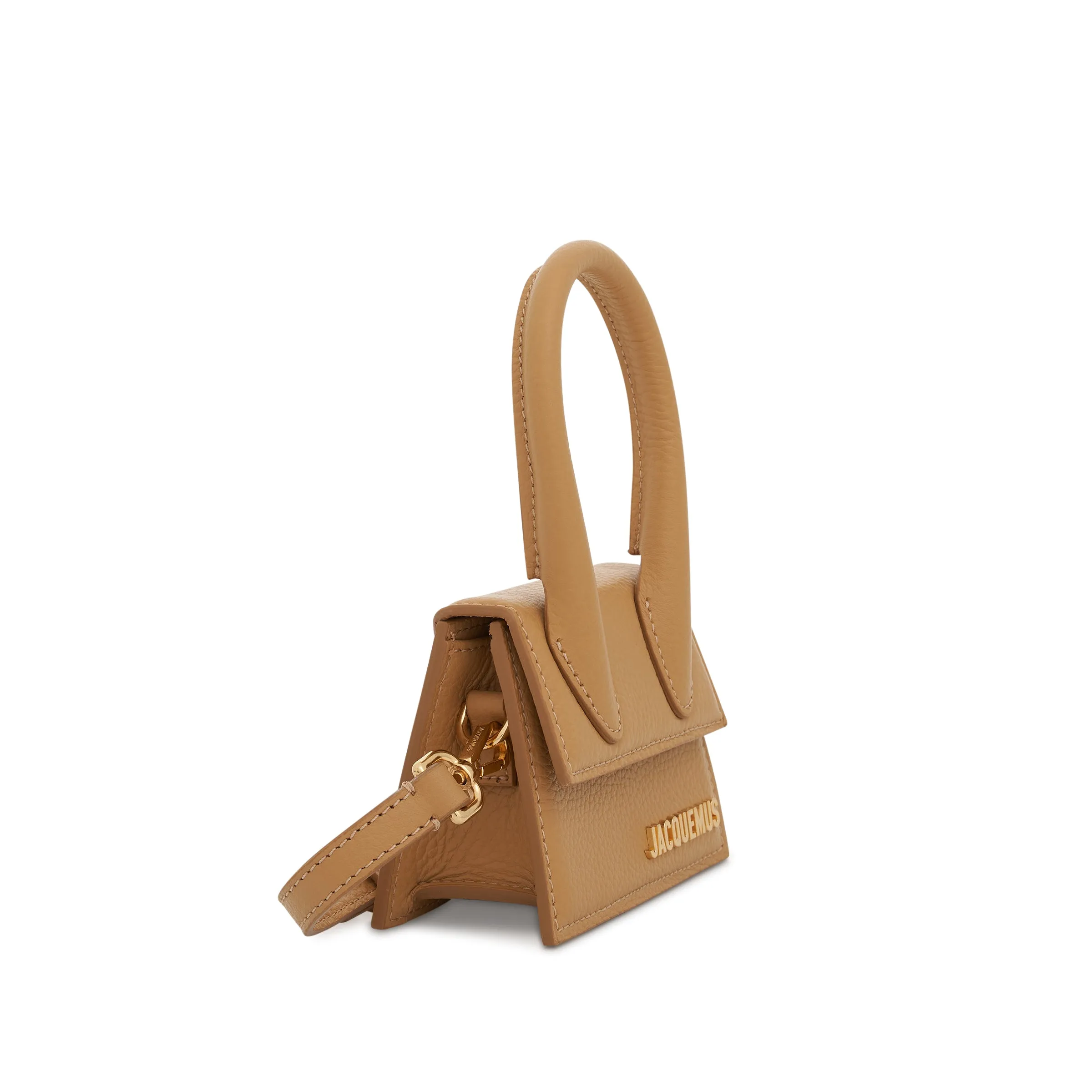 Le Chiquito Mini Grained Leather Bag in Camel sold by MARAIS product image thumbnail 2