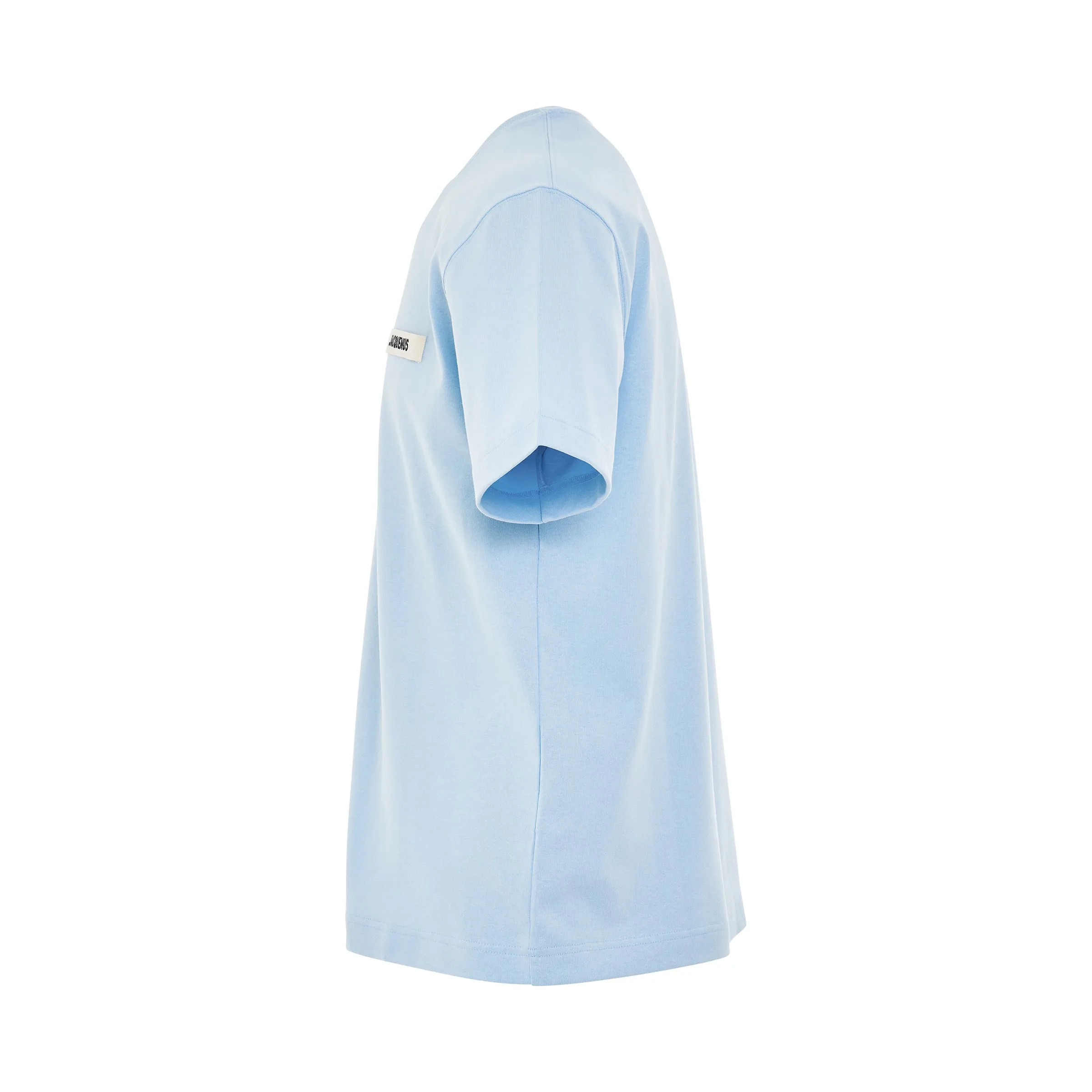 Gros Grain Logo T-Shirt in Light Blue sold by MARAIS product image thumbnail 3