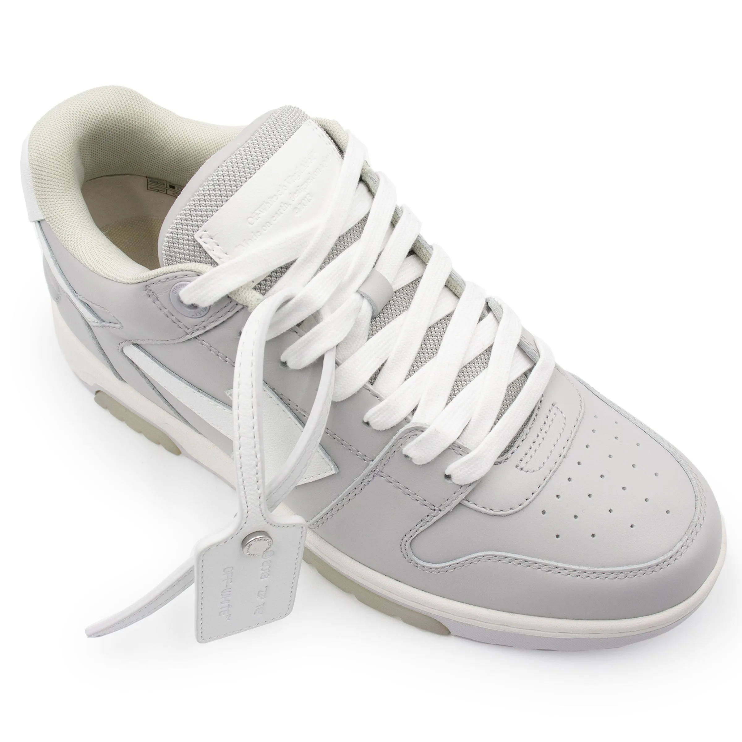 Out Of Office Calf Leather Sneaker in Light Grey sold by MARAIS product image thumbnail 4