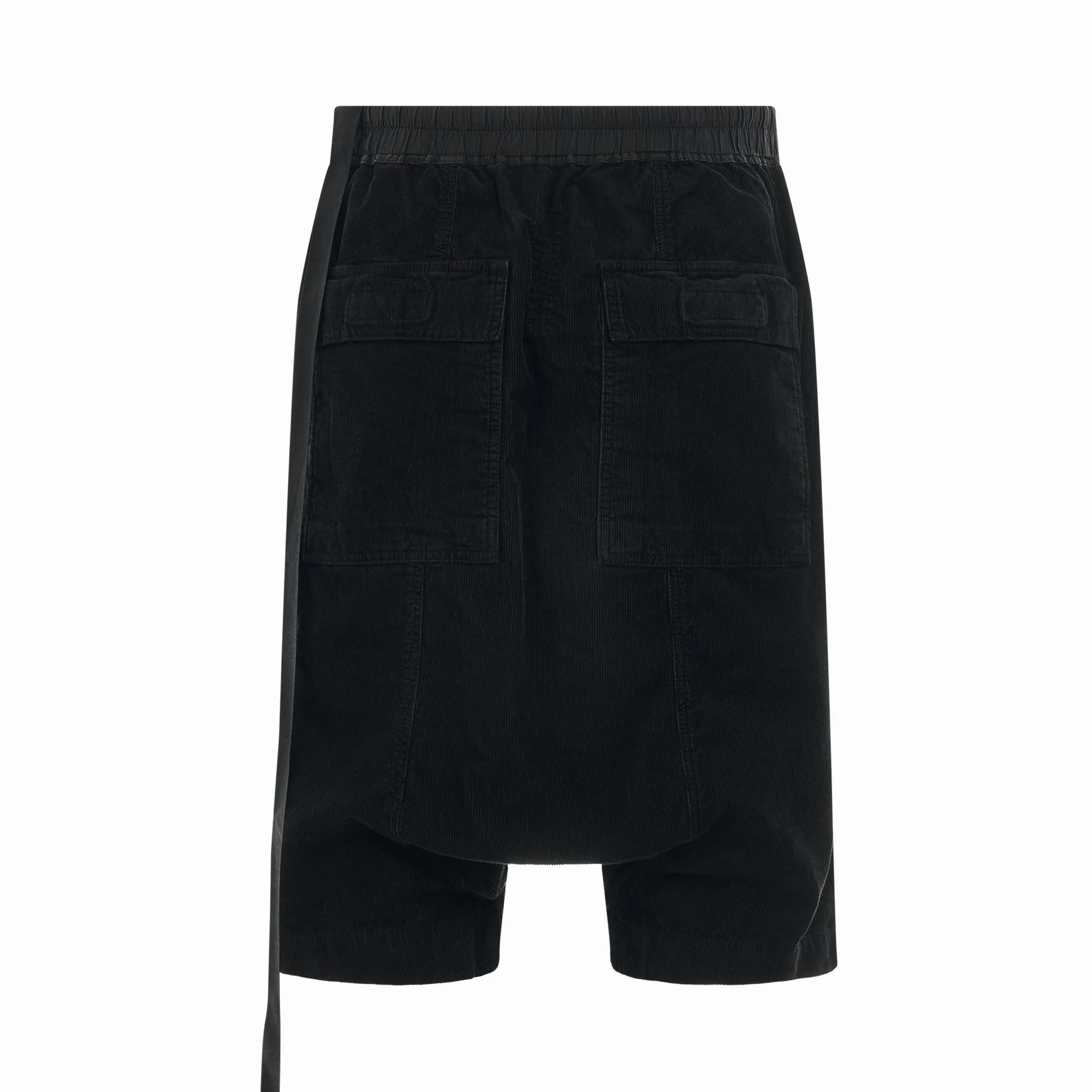 Drawstring Pods Shorts in Black sold by MARAIS product image thumbnail 4