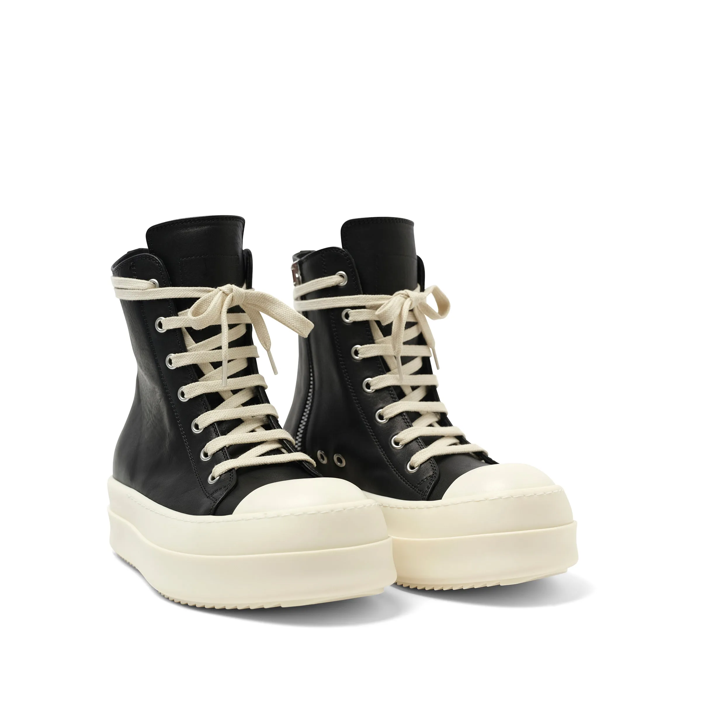 Washed Calf Mega Bumper Sneaker in Black/Milk sold by MARAIS product image thumbnail 2