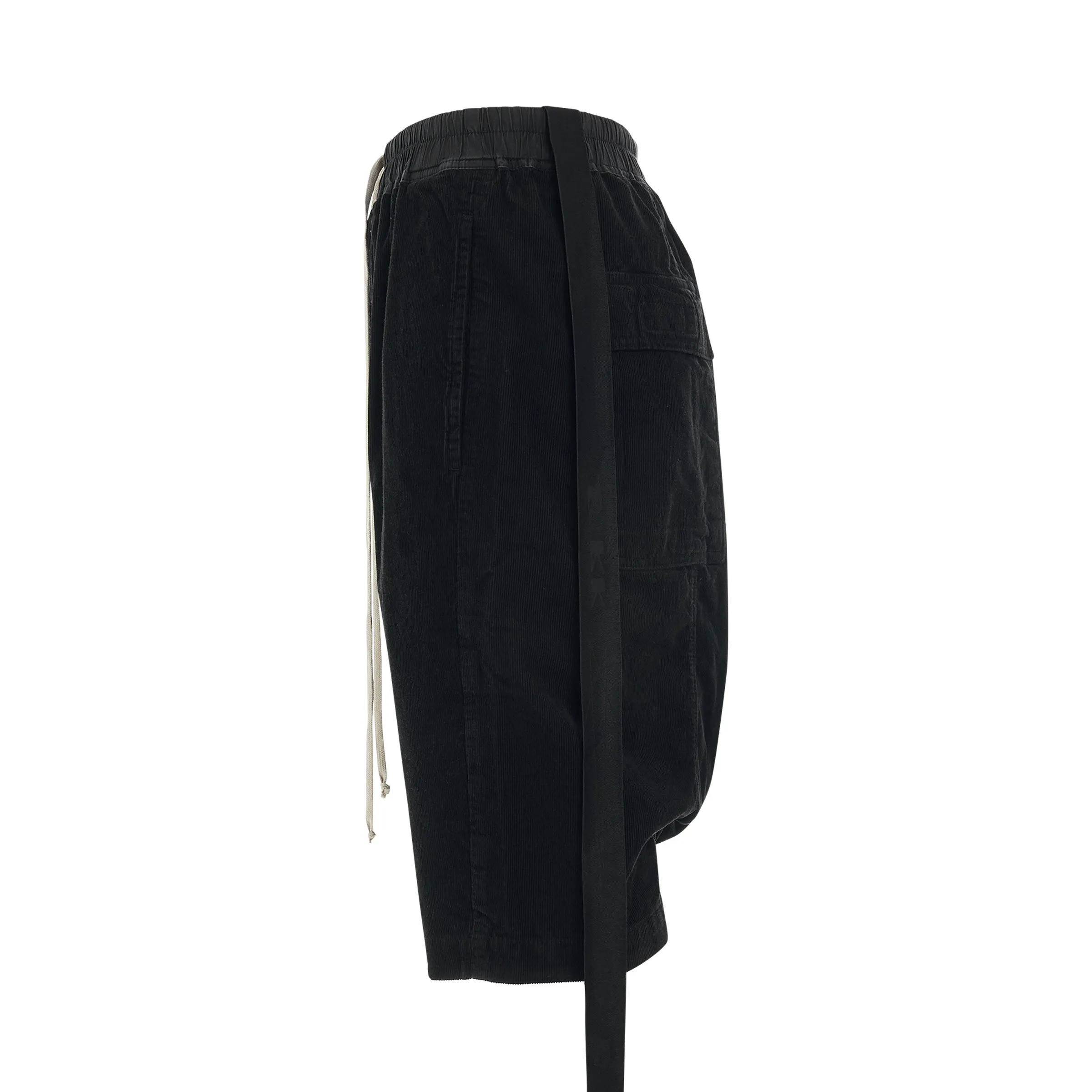 Drawstring Pods Shorts in Black sold by MARAIS product image thumbnail 3
