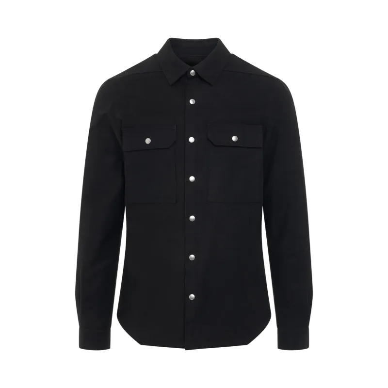 Outershirt Padded Jacket in Black sold by MARAIS