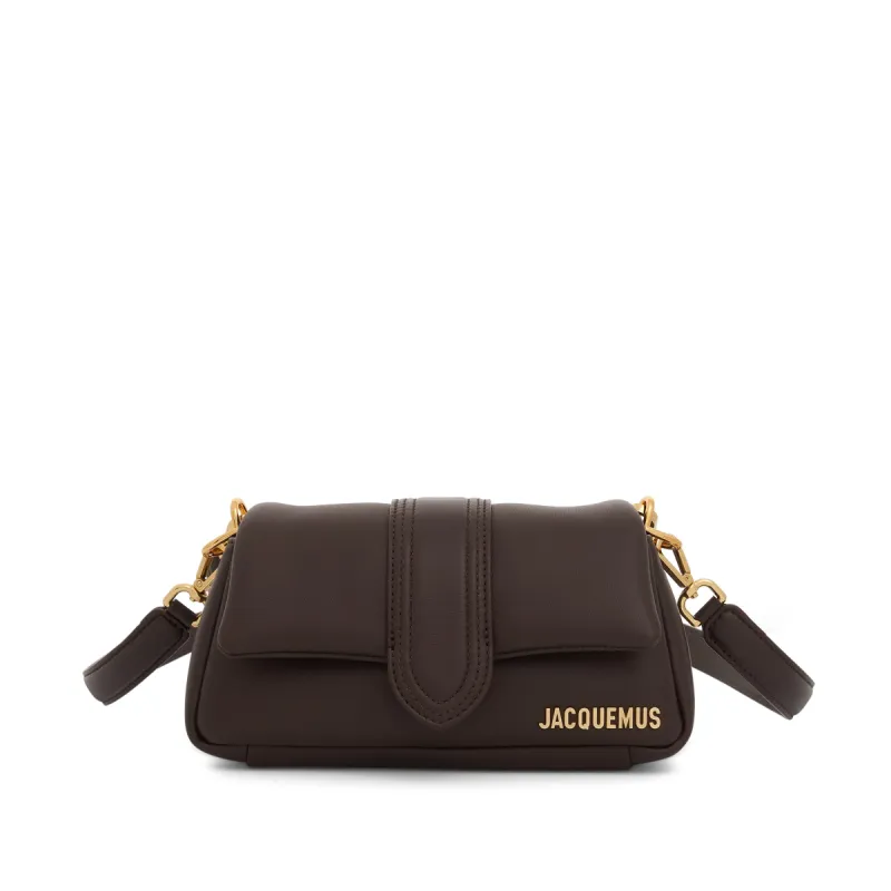 Le Petit Bambimou Leather Bag in Medium Brown made by Jacquemus