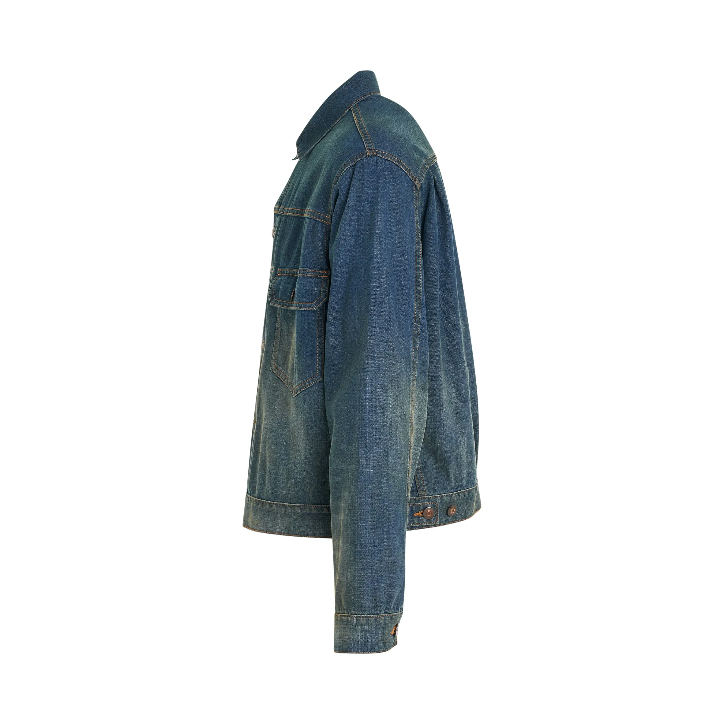 American Classic Denim Jacket in Indigo sold by MARAIS product image thumbnail 3