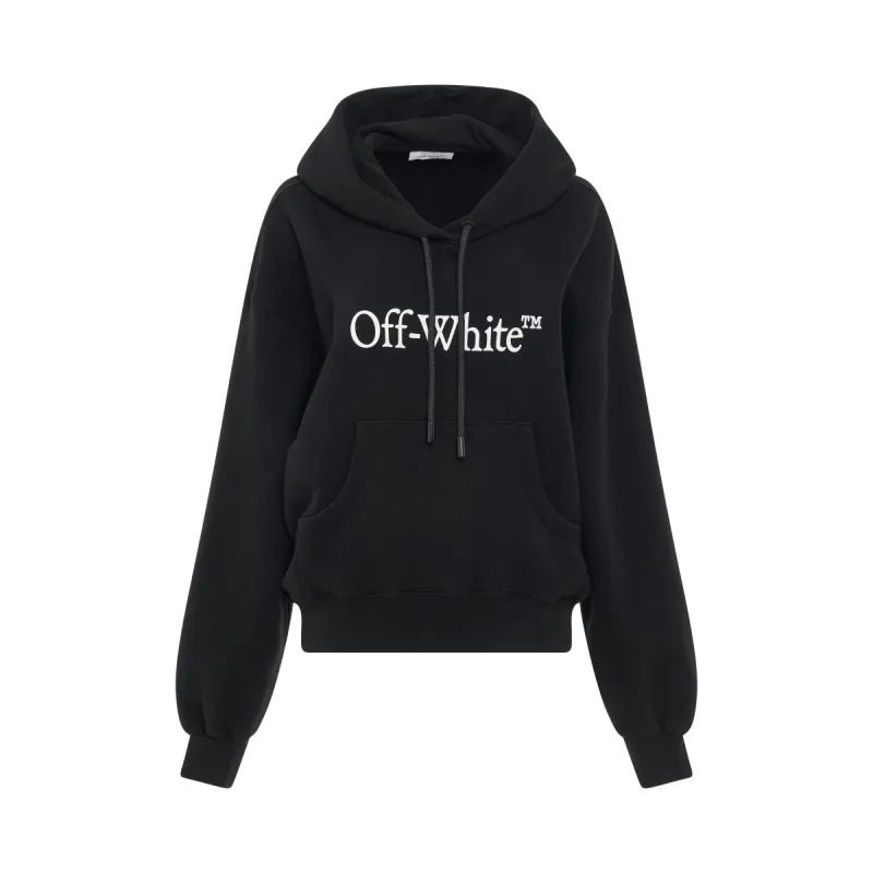 Big Logo Bookish Oversize Hoodie in Black sold by MARAIS