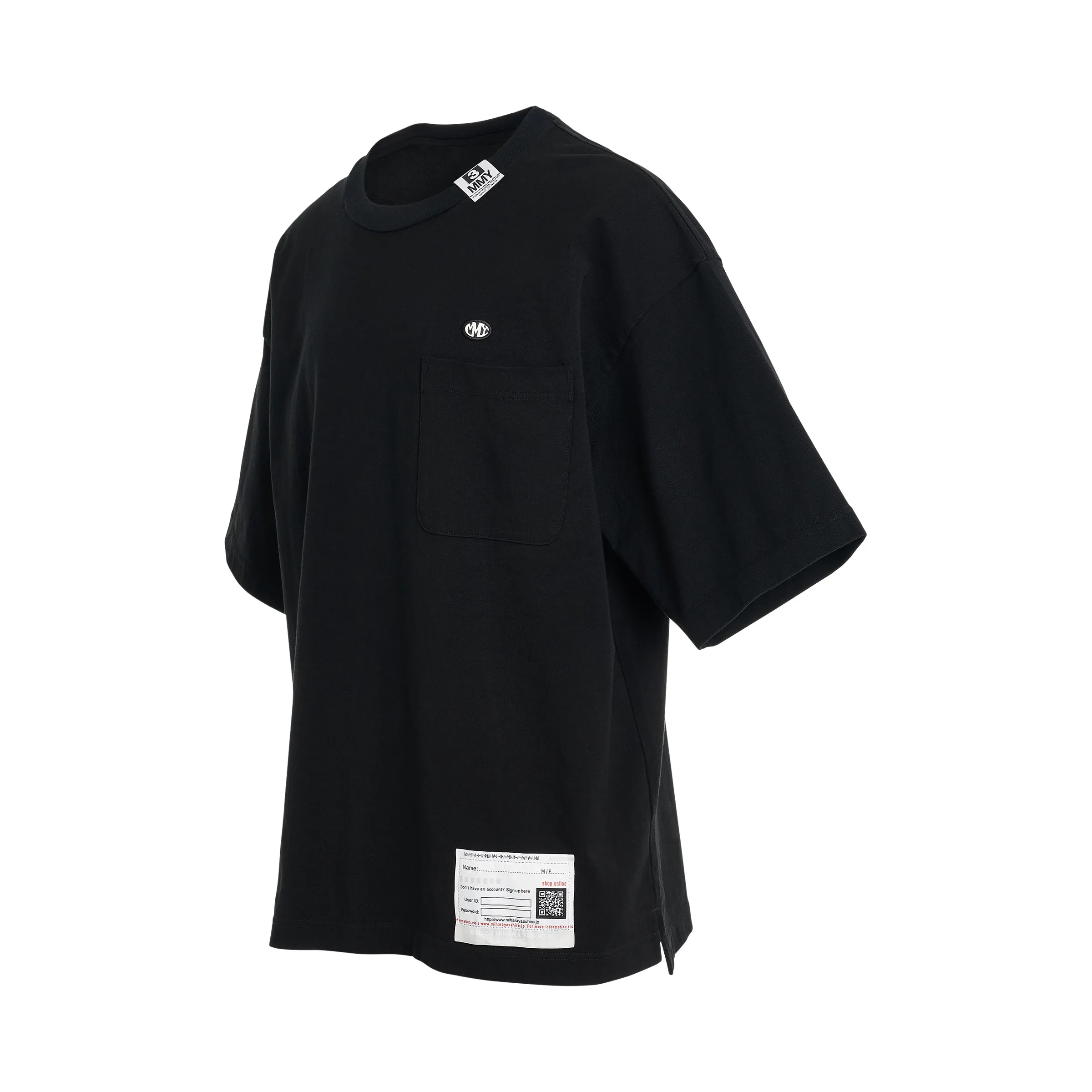 Lo-Fi Back Print Pocket T-Shirt in Black sold by MARAIS product image thumbnail 2