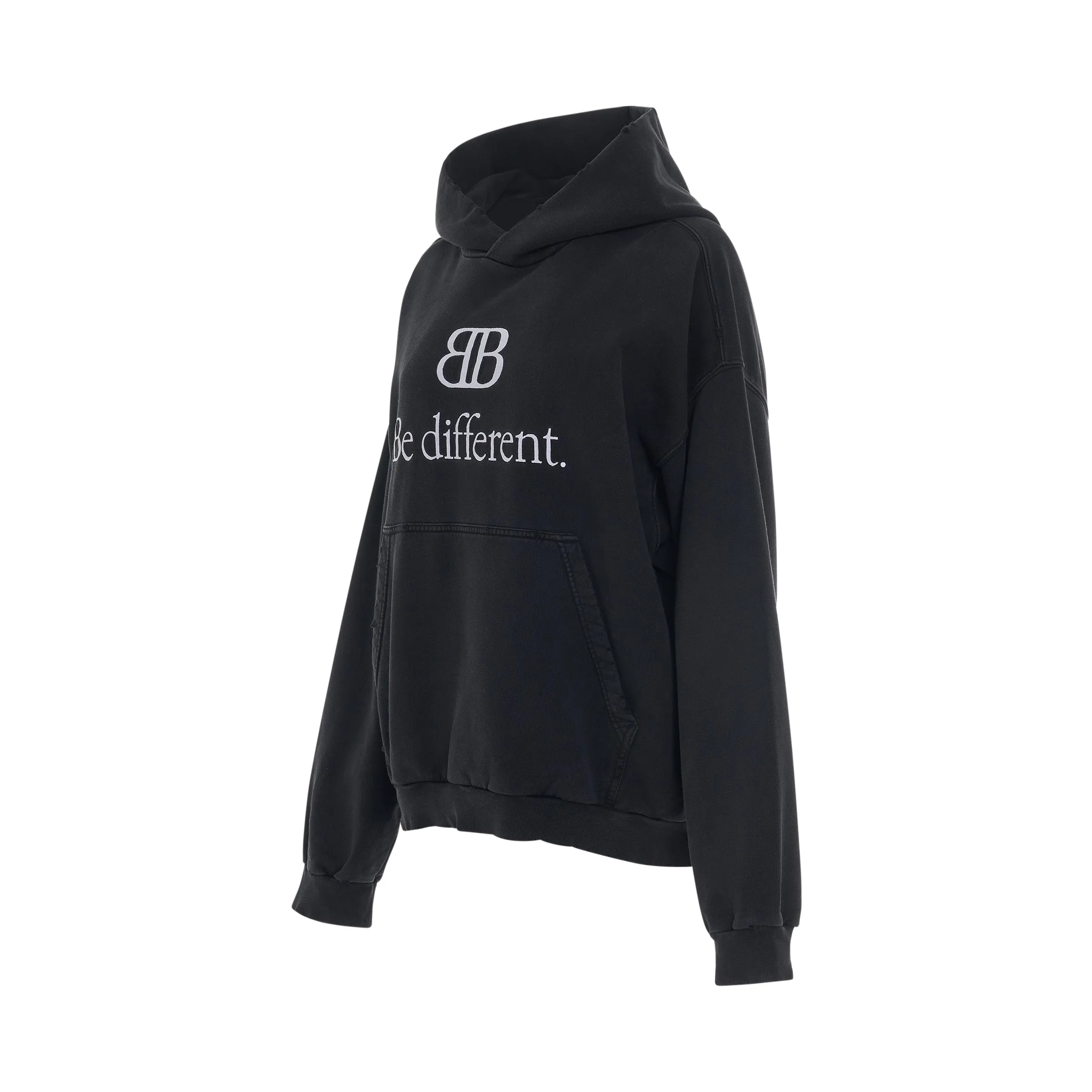 Be Different Medium Fit Hoodie in Black/White sold by MARAIS product image thumbnail 2
