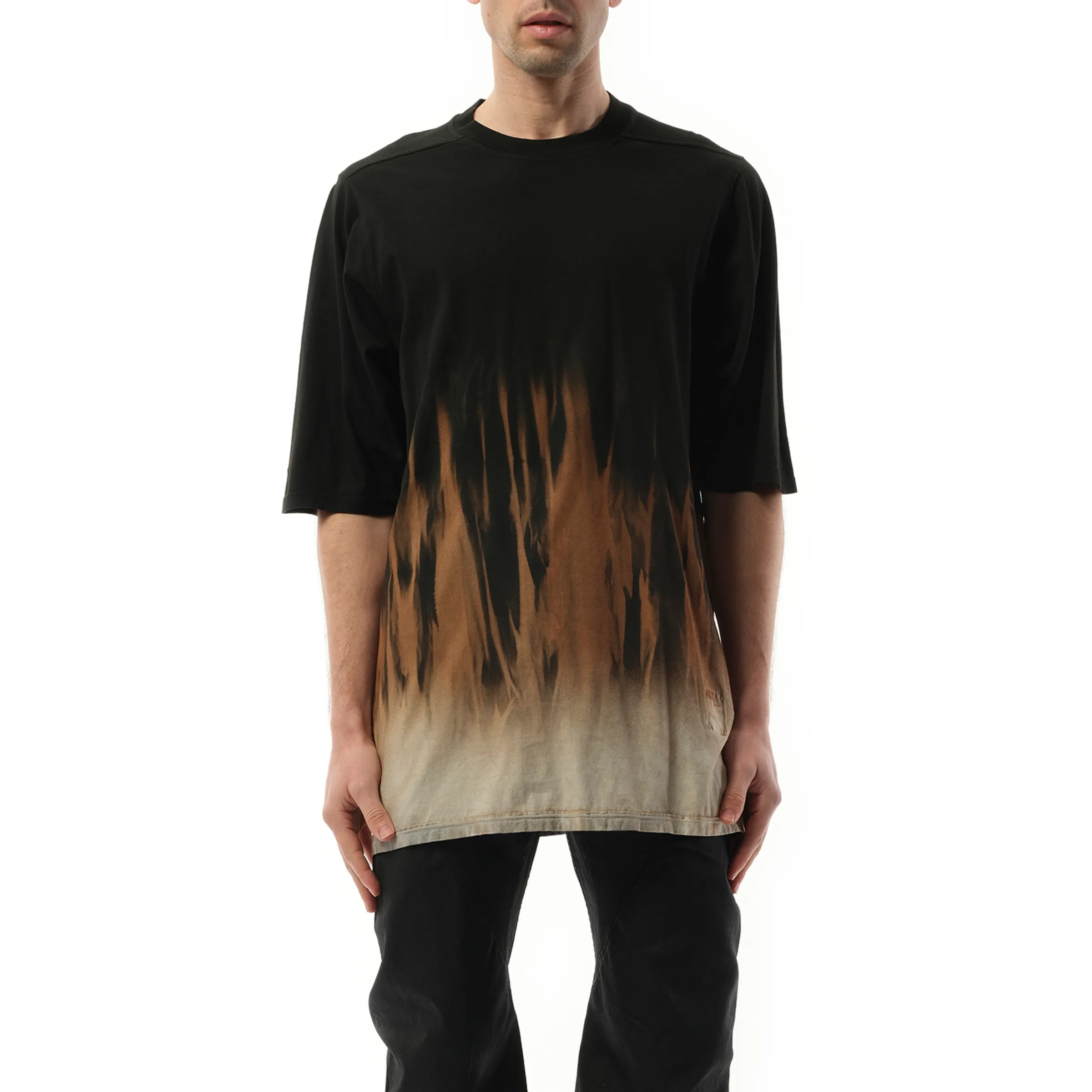 Jumbo SS T-Shirt in Black/Terra sold by MARAIS