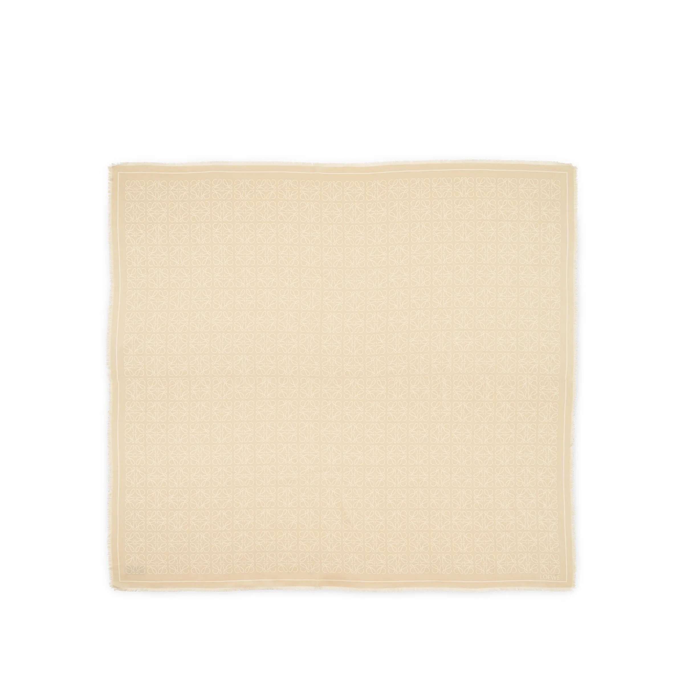 Anagram Wool and Silk Scarf in Biege sold by MARAIS product image thumbnail 2