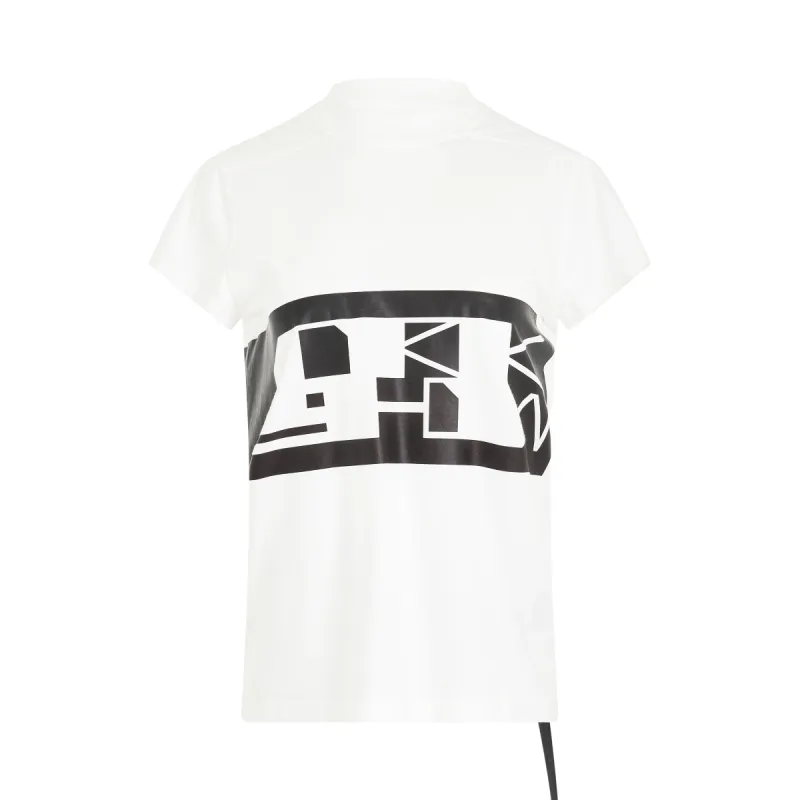 DRK Logo Small Level T-Shirt in Milk/Black made by MARAIS