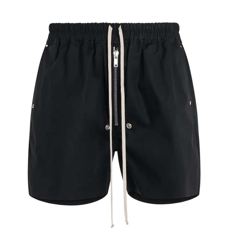 Heavy Cotton Boxers Shorts in Black sold by MARAIS