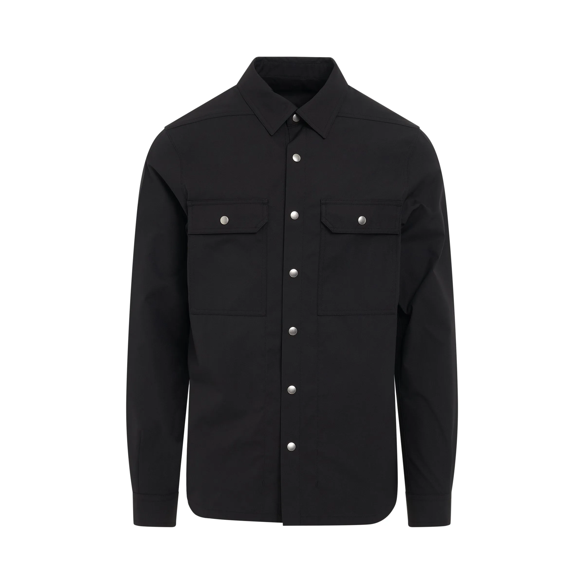 Woven Outershirt Jacket in Black sold by MARAIS