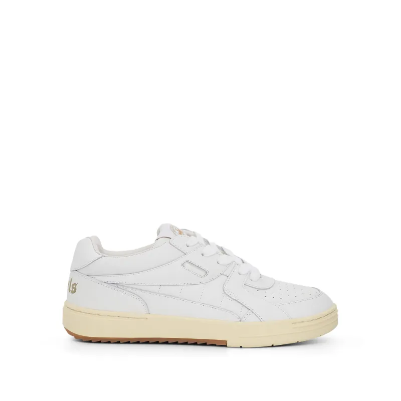 Palm University Lace-up Sneaker in White sold by MARAIS