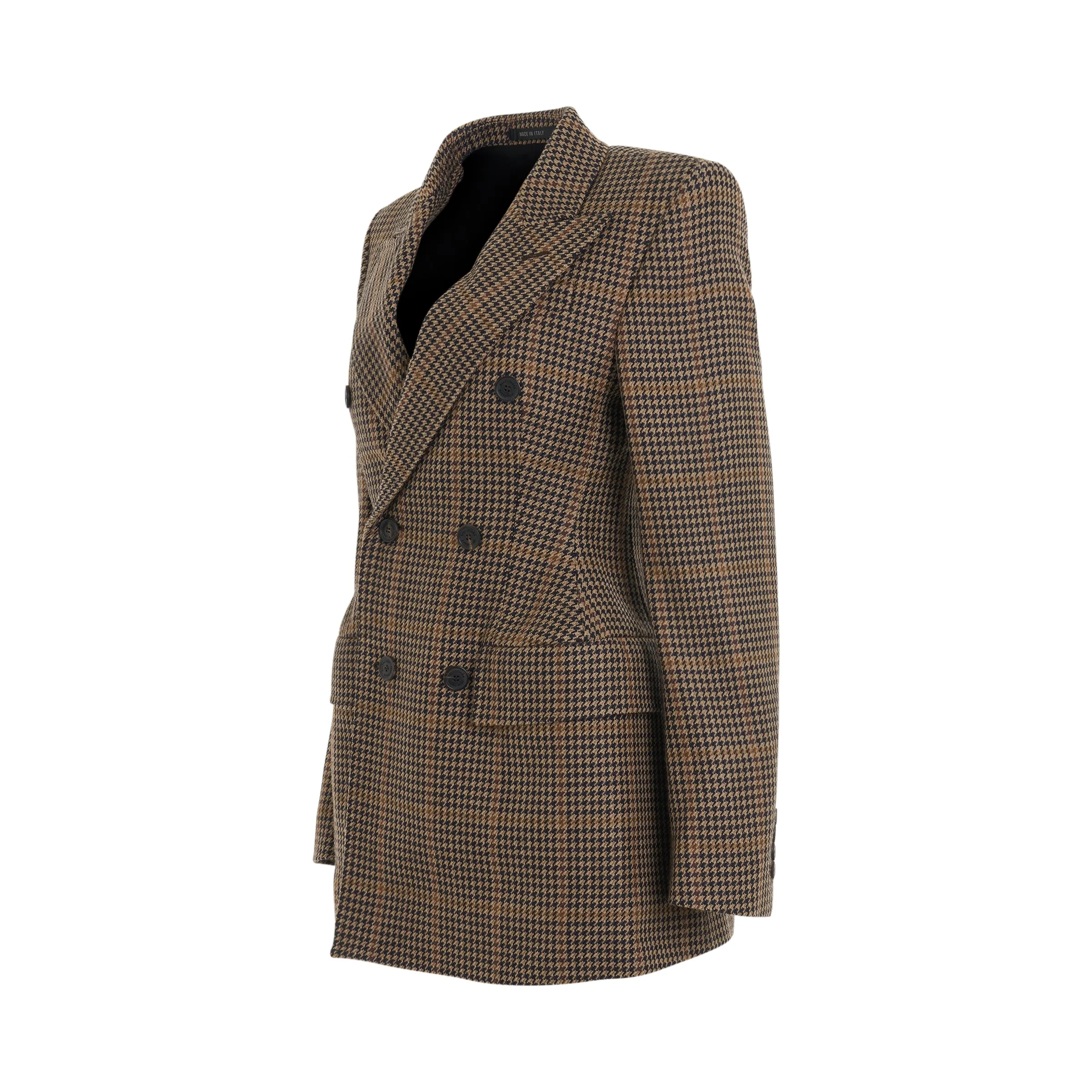 Hourglass Double Breasted Jacket in Beige/Black sold by MARAIS product image thumbnail 2