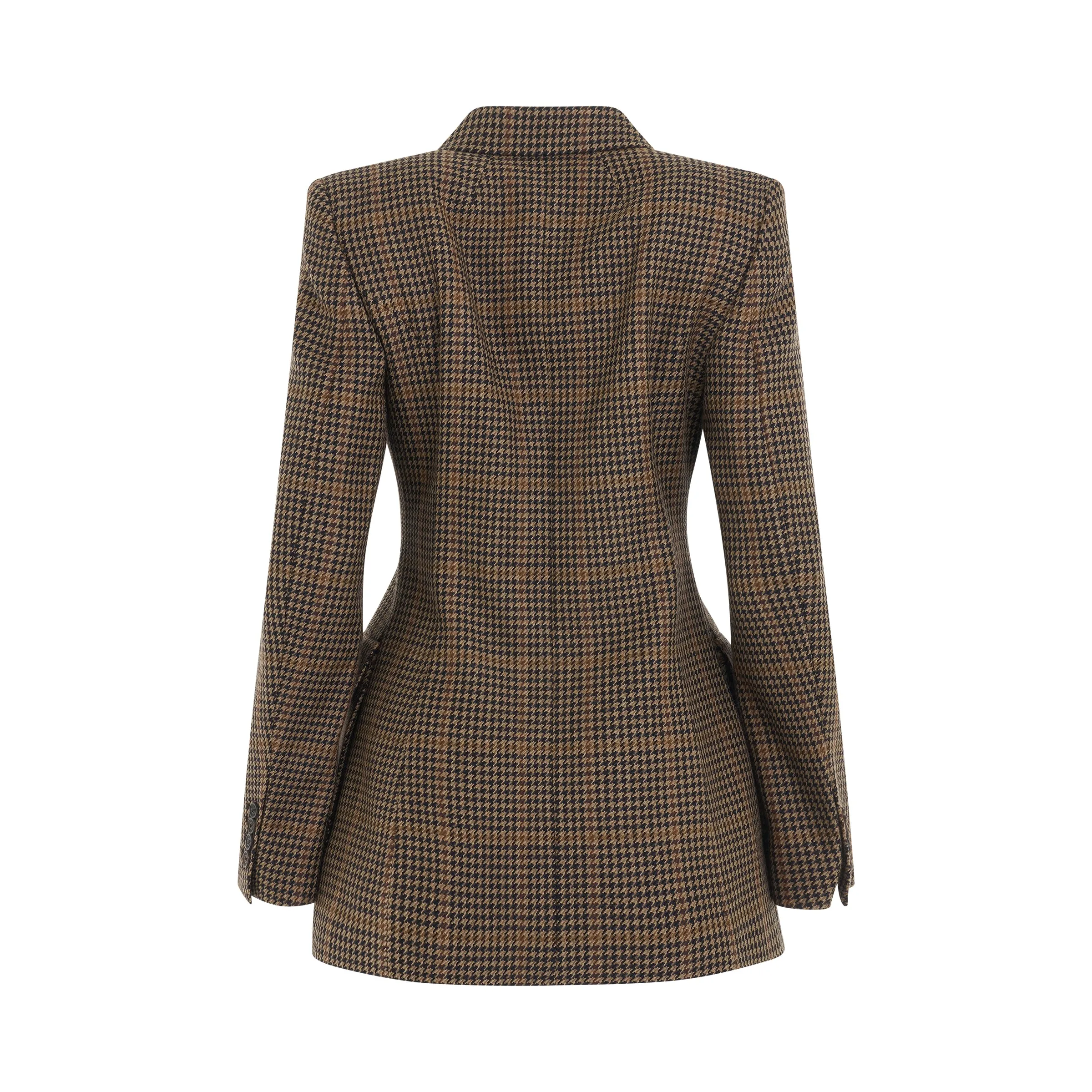 Hourglass Double Breasted Jacket in Beige/Black sold by MARAIS product image thumbnail 4