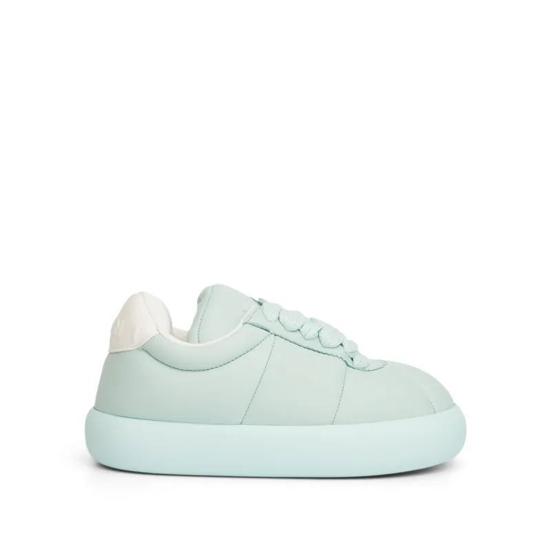 Marni Padded Lace-Up Sneaker in Ice made by MARAIS