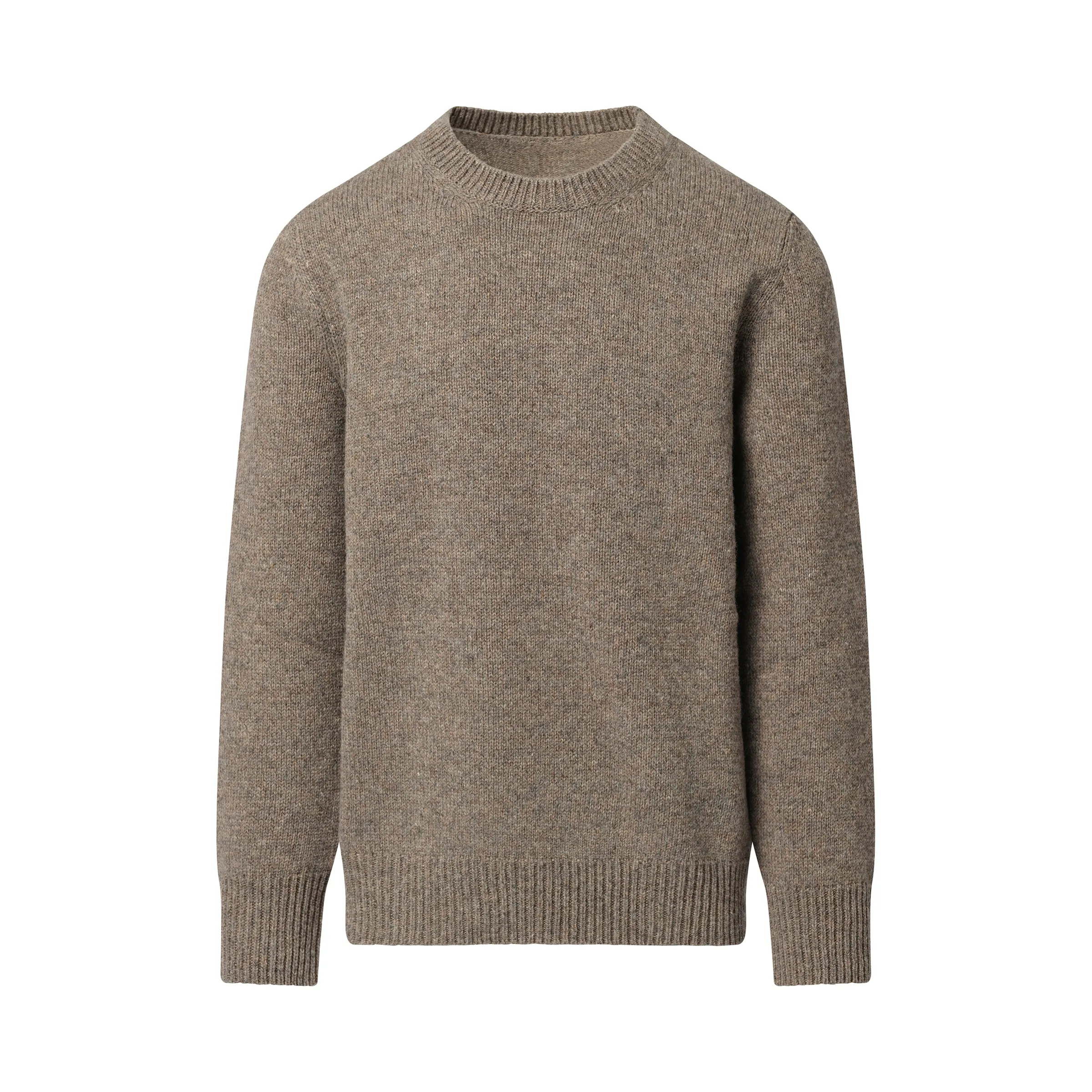 Wool Knit Sweater in Grey/Brown sold by MARAIS product image thumbnail 2