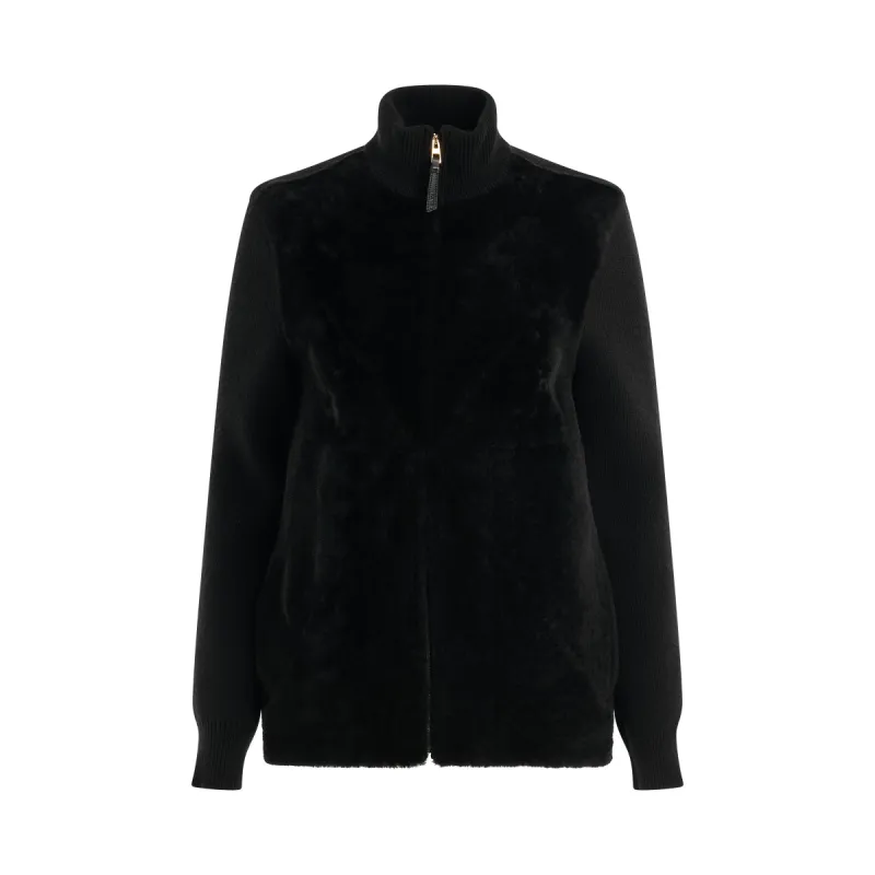 Puzzle Fold Jacket in Black no sold by MARAIS