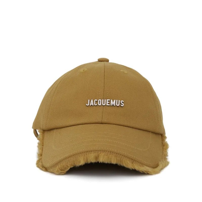 Artichaut Fringe Baseball Cap in Beige sold by MARAIS