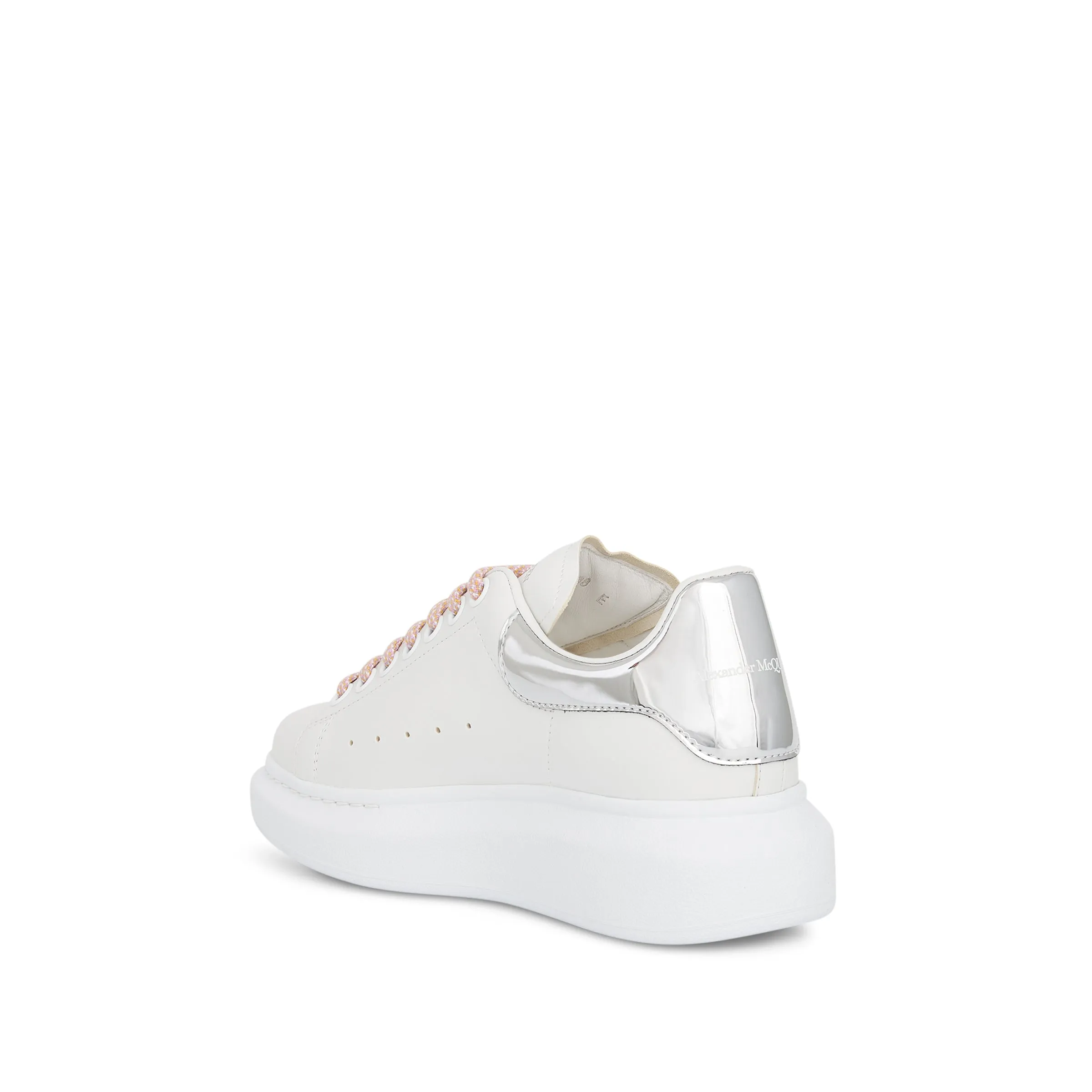 Larry Oversized Sneaker in White/Silver sold by MARAIS product image thumbnail 3