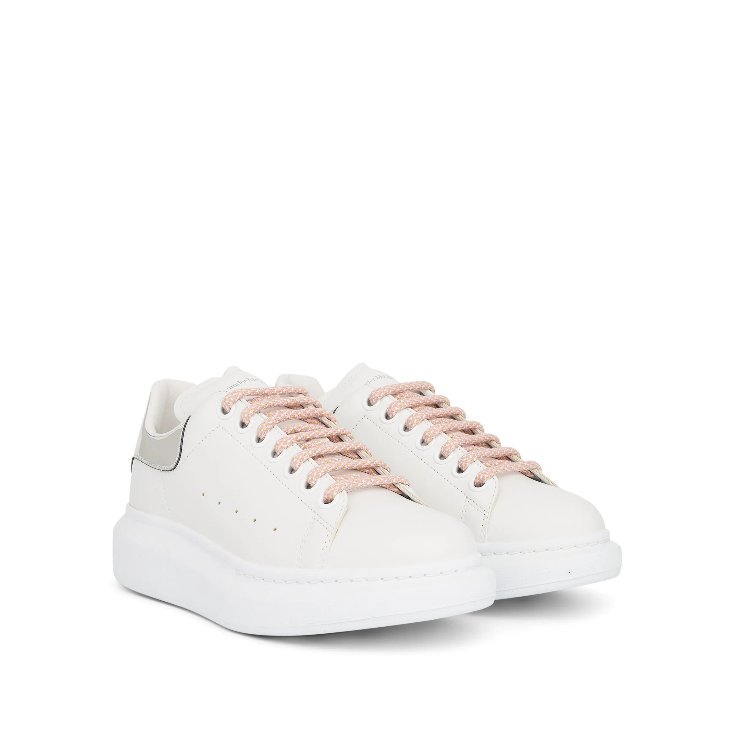 Larry Oversized Sneaker in White/Silver sold by MARAIS product image thumbnail 2