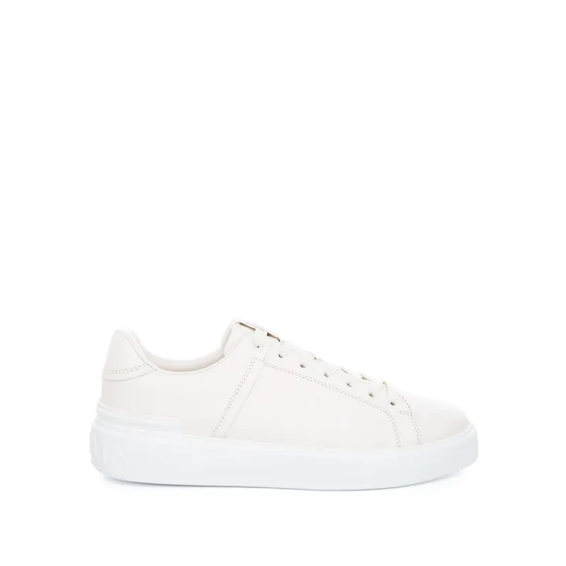 B-Court Calfskin Sneaker in White sold by MARAIS
