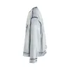 Collarless Denim Jacket in Icy Slip sold by MARAIS