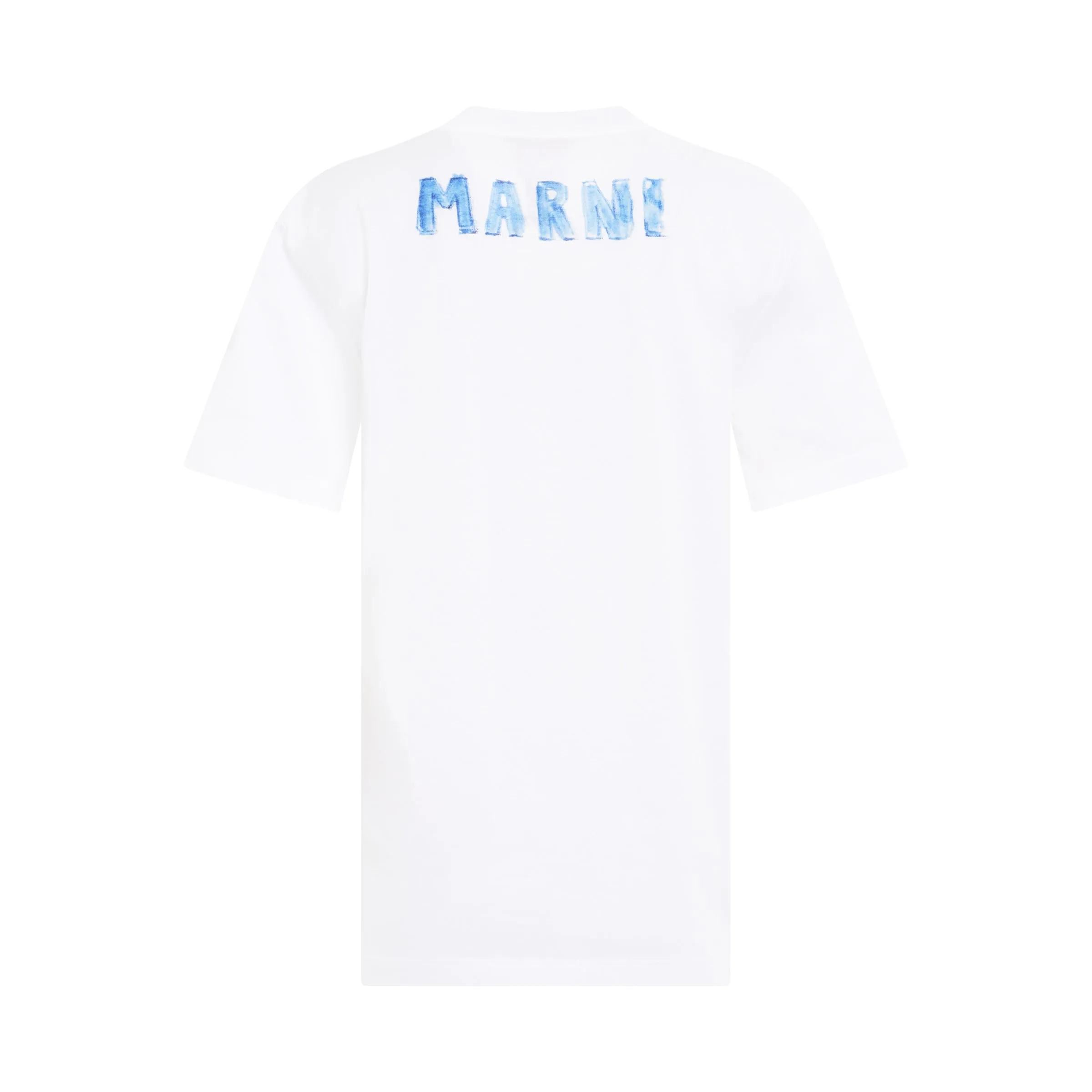 Print T-Shirt in Lily White sold by MARAIS product image thumbnail 4
