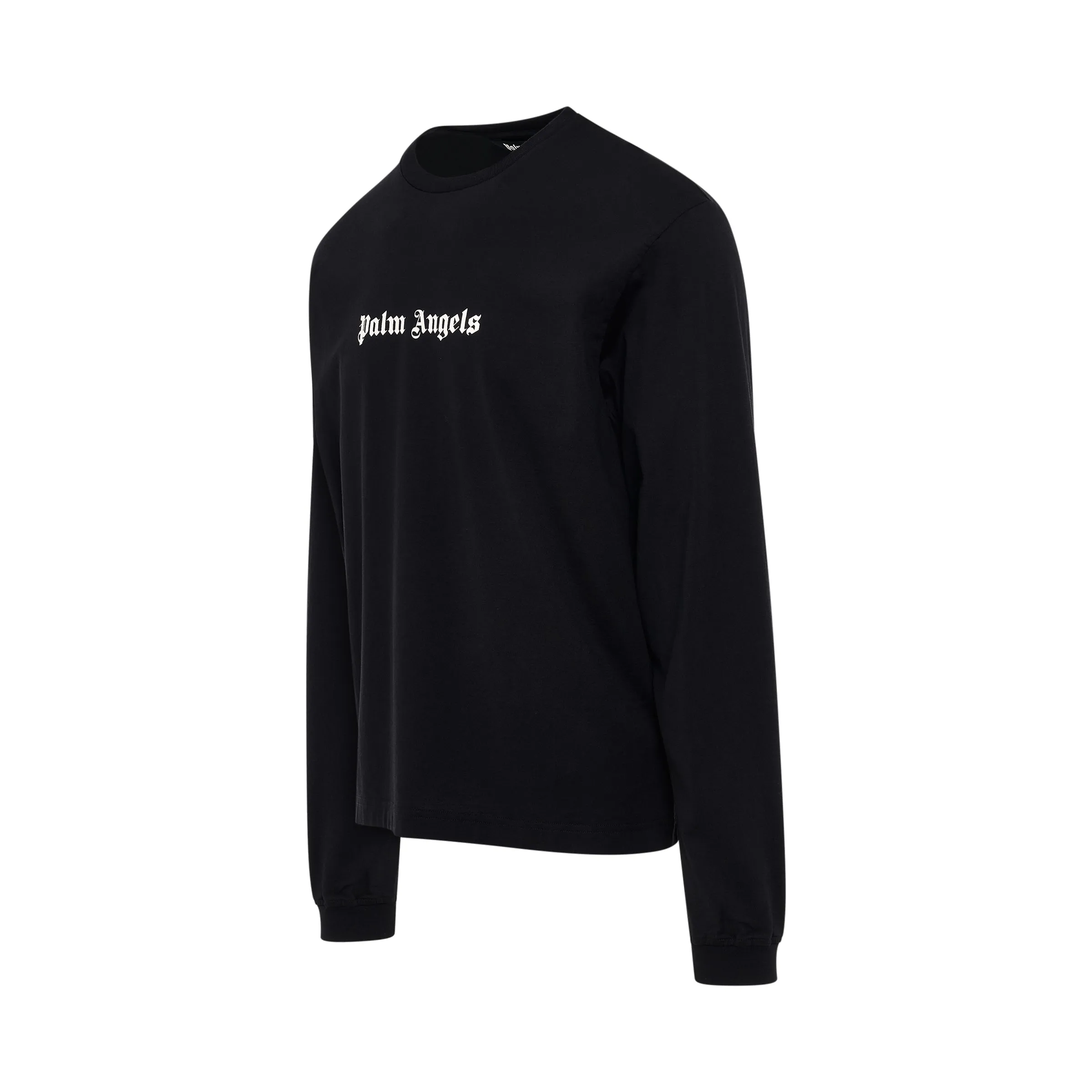 Classic Logo Slim Long-sleeves T-Shirt in Black sold by MARAIS product image thumbnail 2