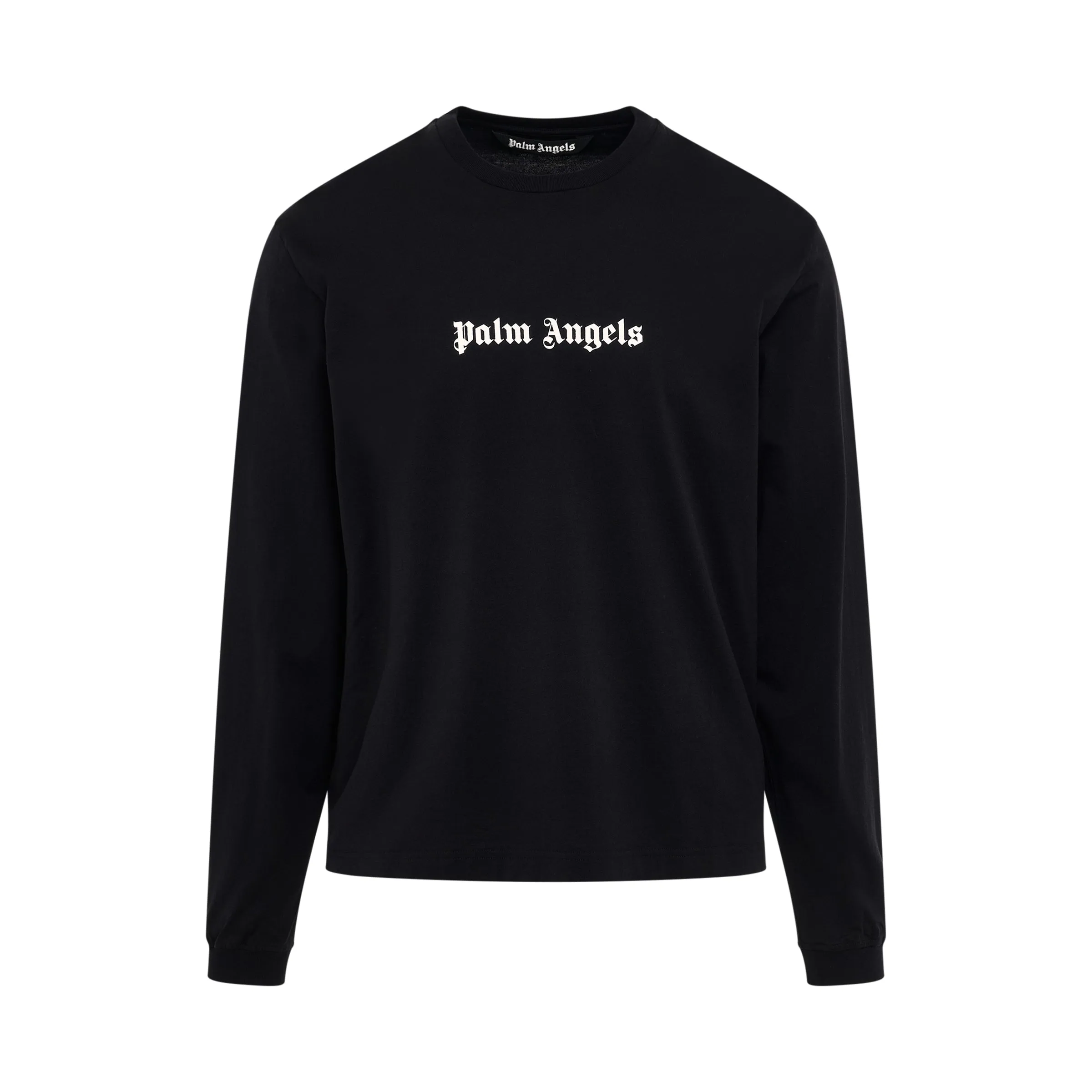 Classic Logo Slim Long-sleeves T-Shirt in Black sold by MARAIS