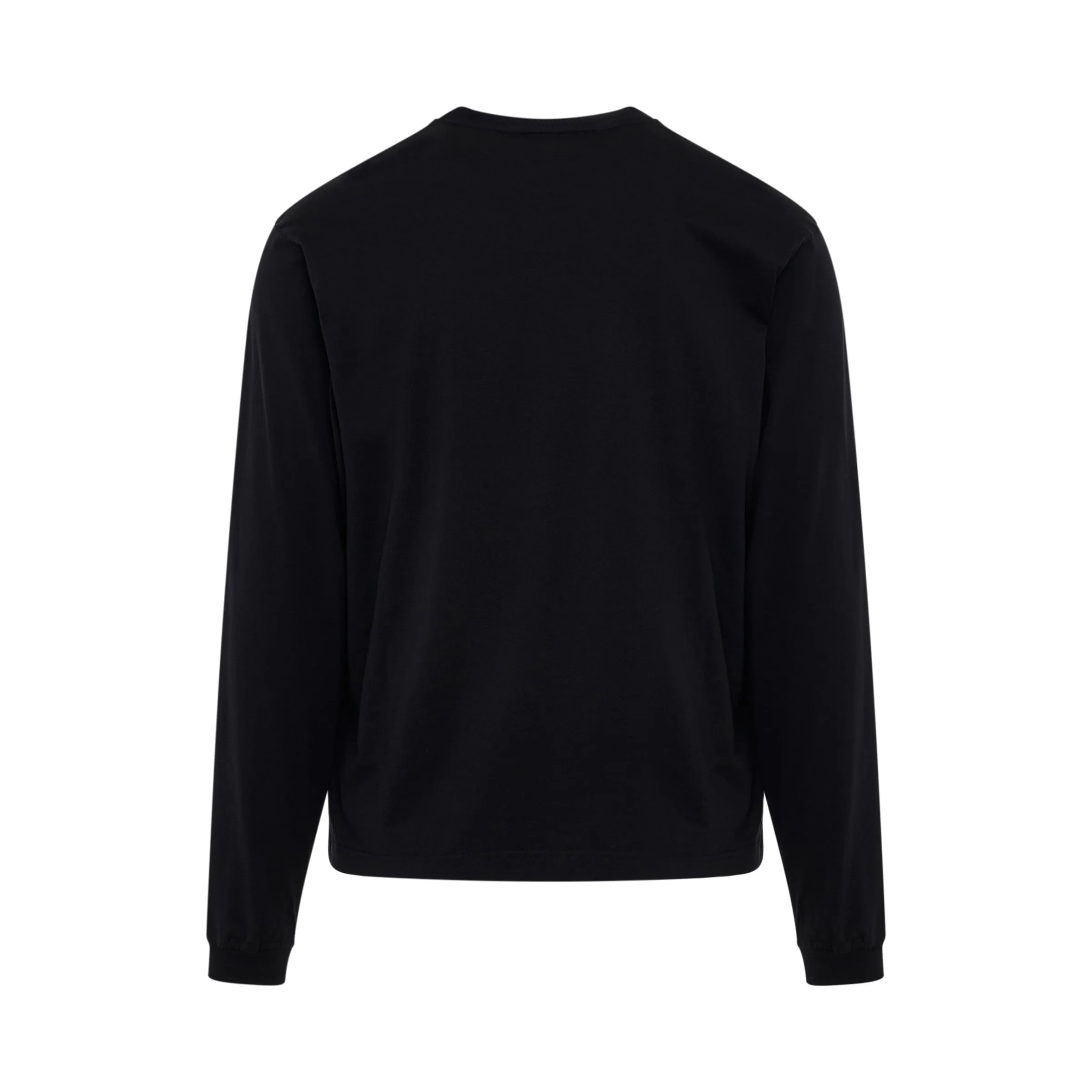 Classic Logo Slim Long-sleeves T-Shirt in Black sold by MARAIS product image thumbnail 4