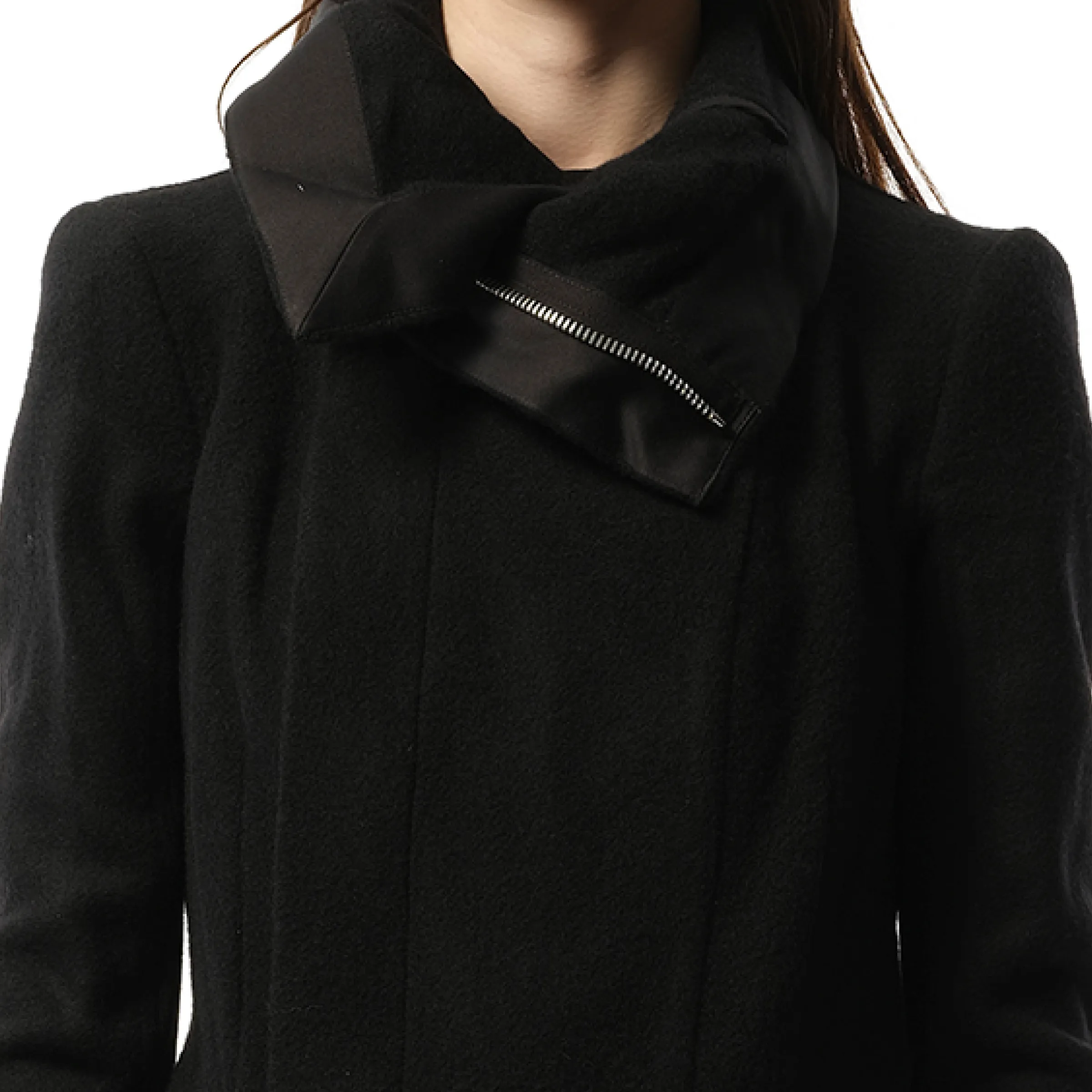 Naska Biker Wool Jacket in Black sold by MARAIS product image thumbnail 3