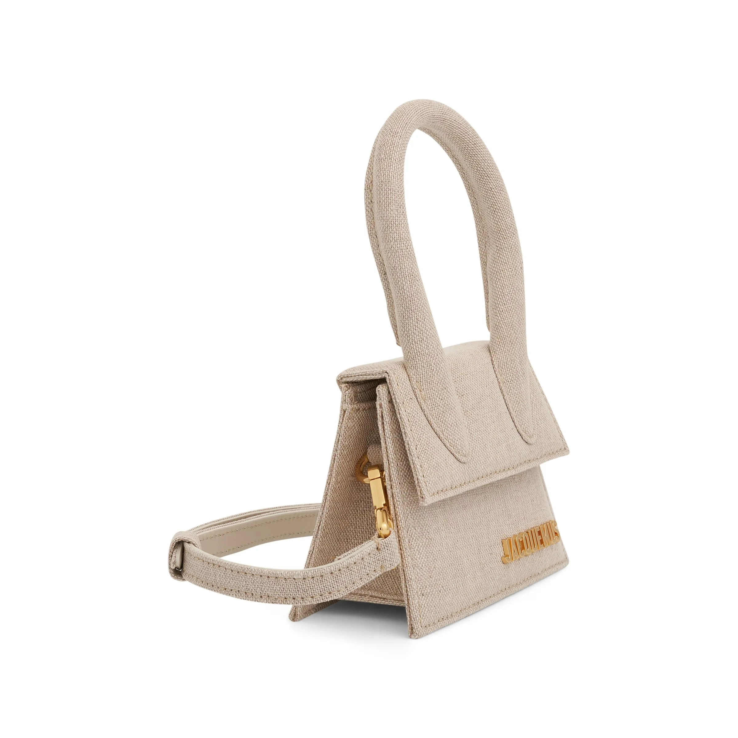 Le Chiquito Mini Leather Bag in Light Grey sold by MARAIS product image thumbnail 2