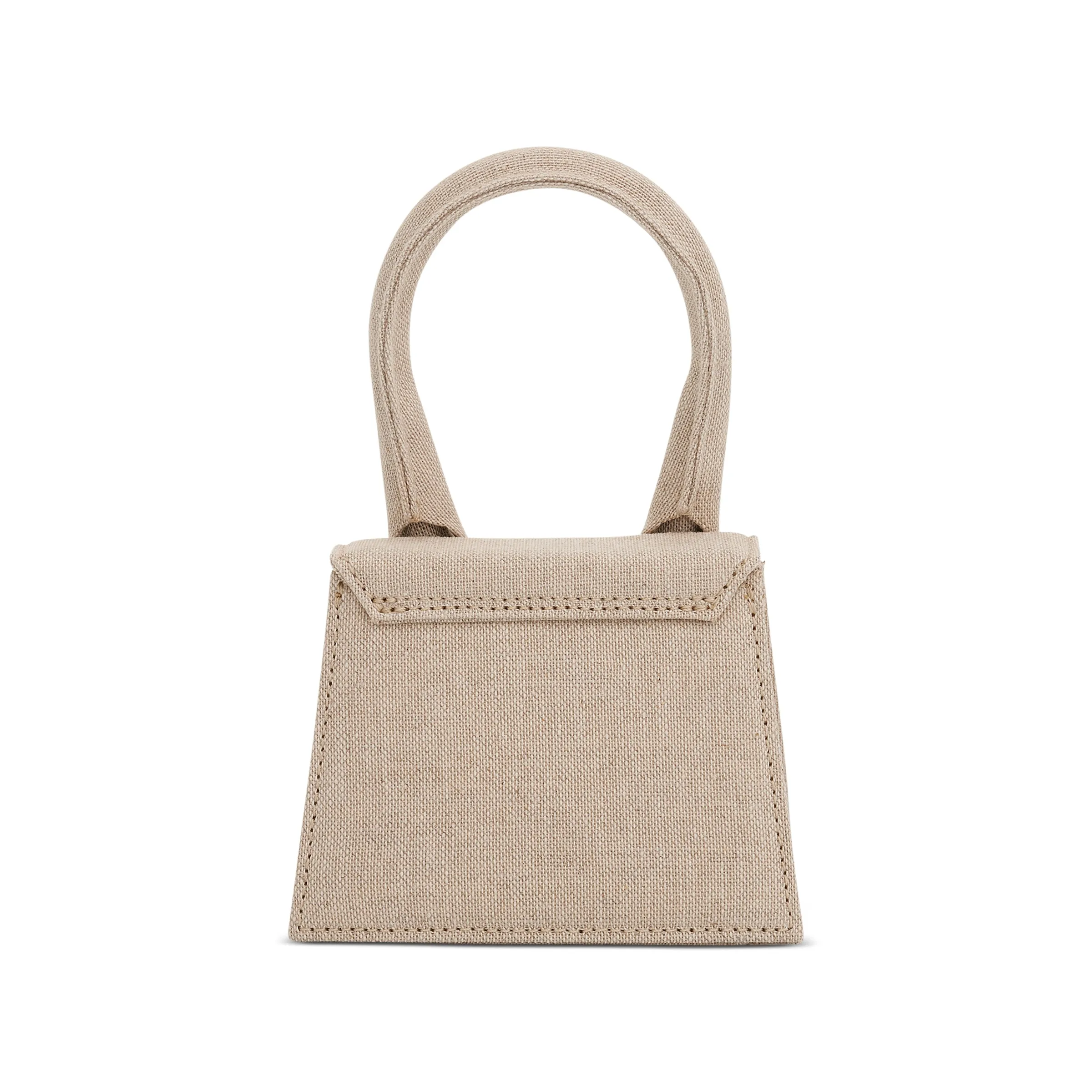 Le Chiquito Mini Leather Bag in Light Grey sold by MARAIS product image thumbnail 3