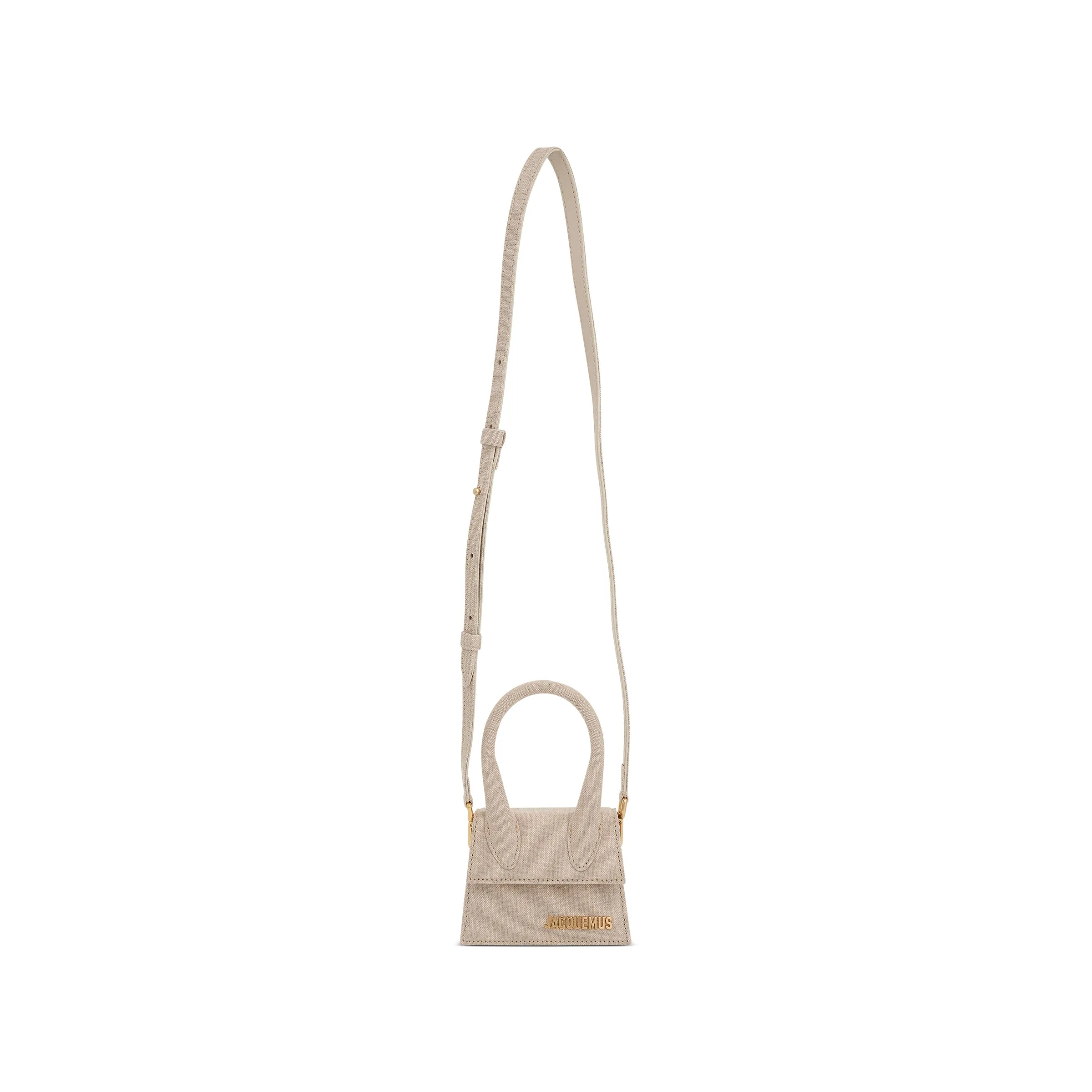 Le Chiquito Mini Leather Bag in Light Grey sold by MARAIS product image thumbnail 5