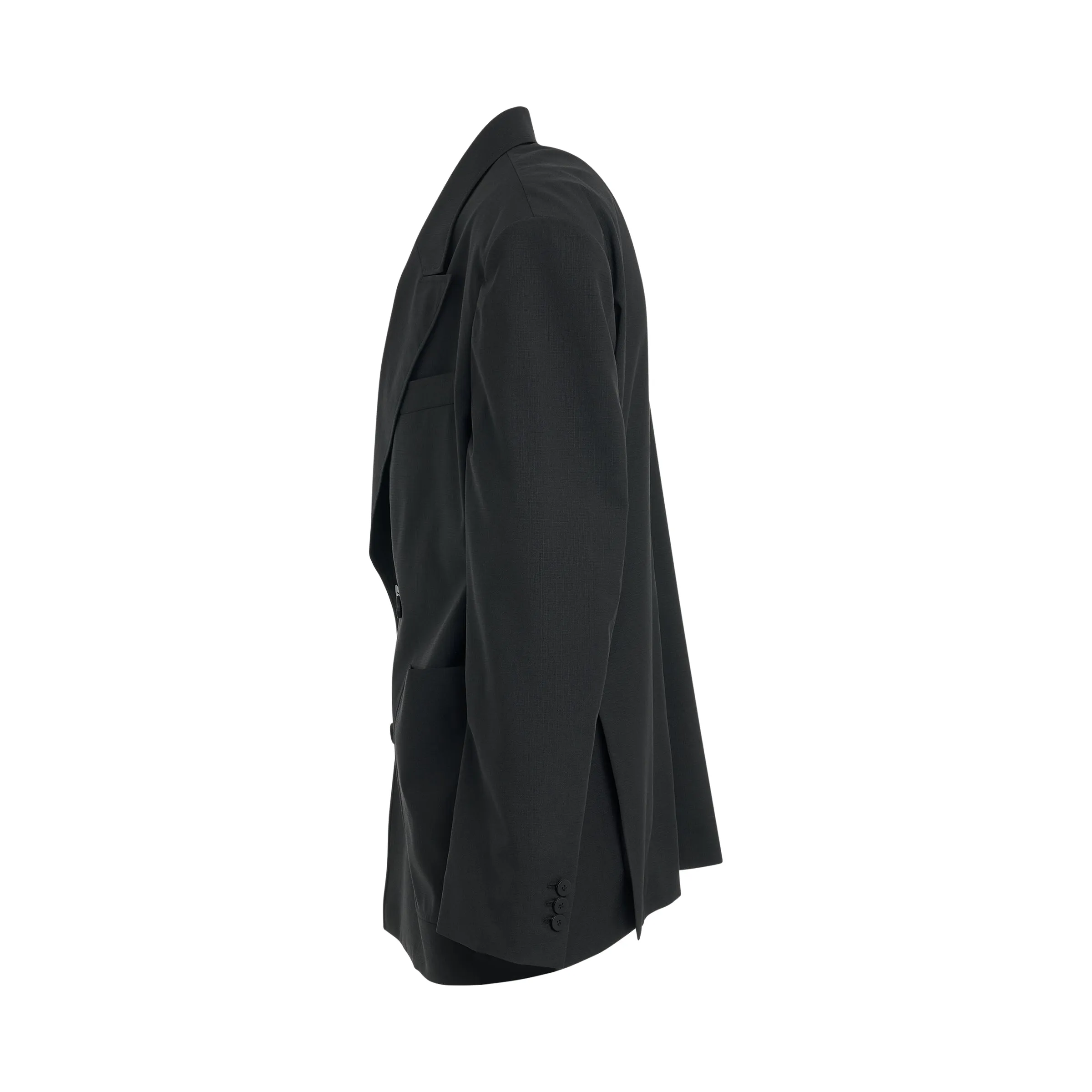 Wool Oversized Blazer in Black sold by MARAIS product image thumbnail 3