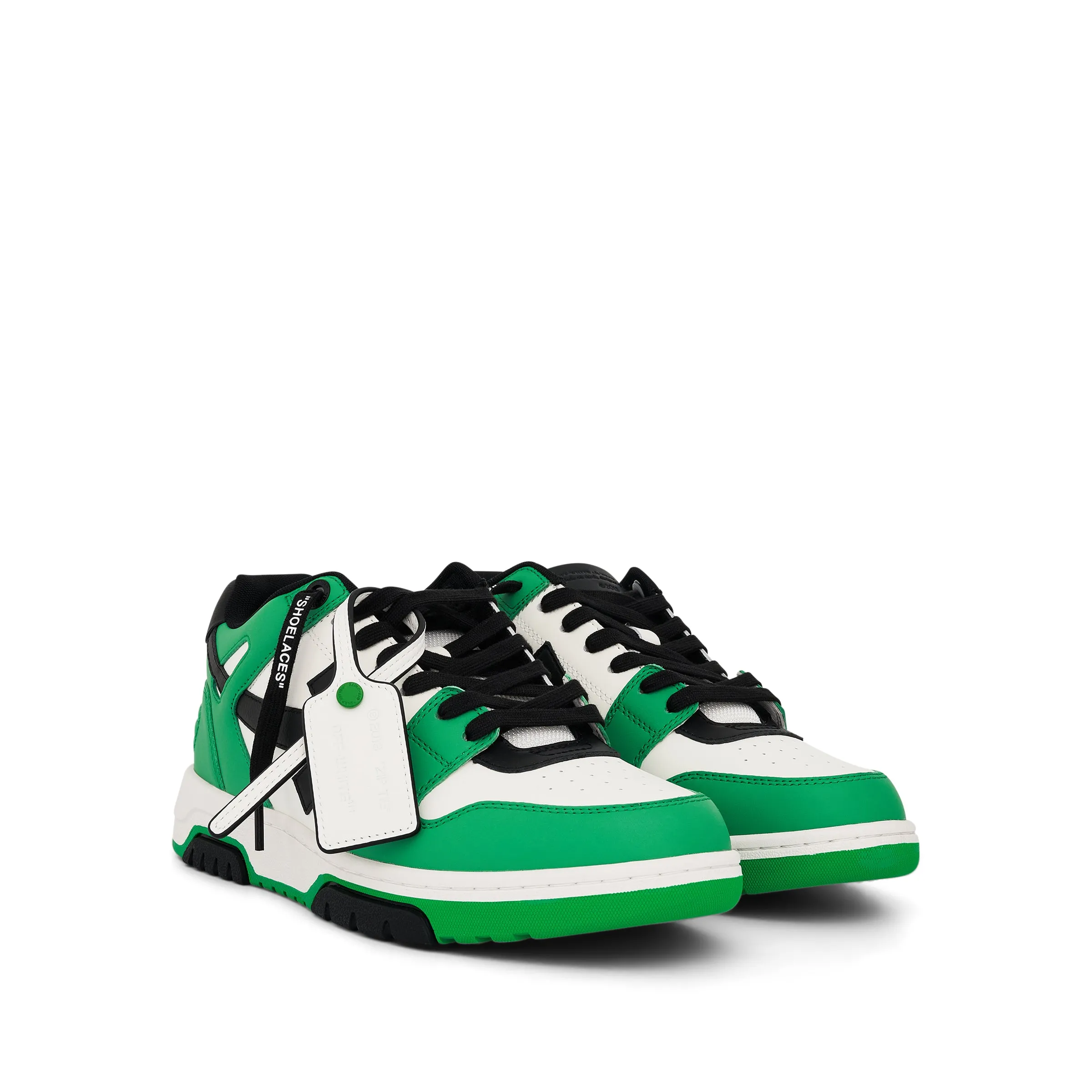 Out of Office Calf Leather Sneaker Green/Black sold by MARAIS product image thumbnail 2