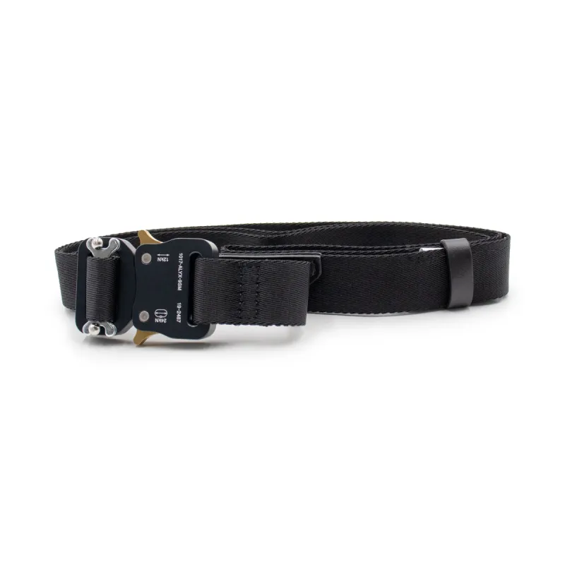 1017 ALYX 9SM Medium Rollercoaster Belt in Black sold by MARAIS