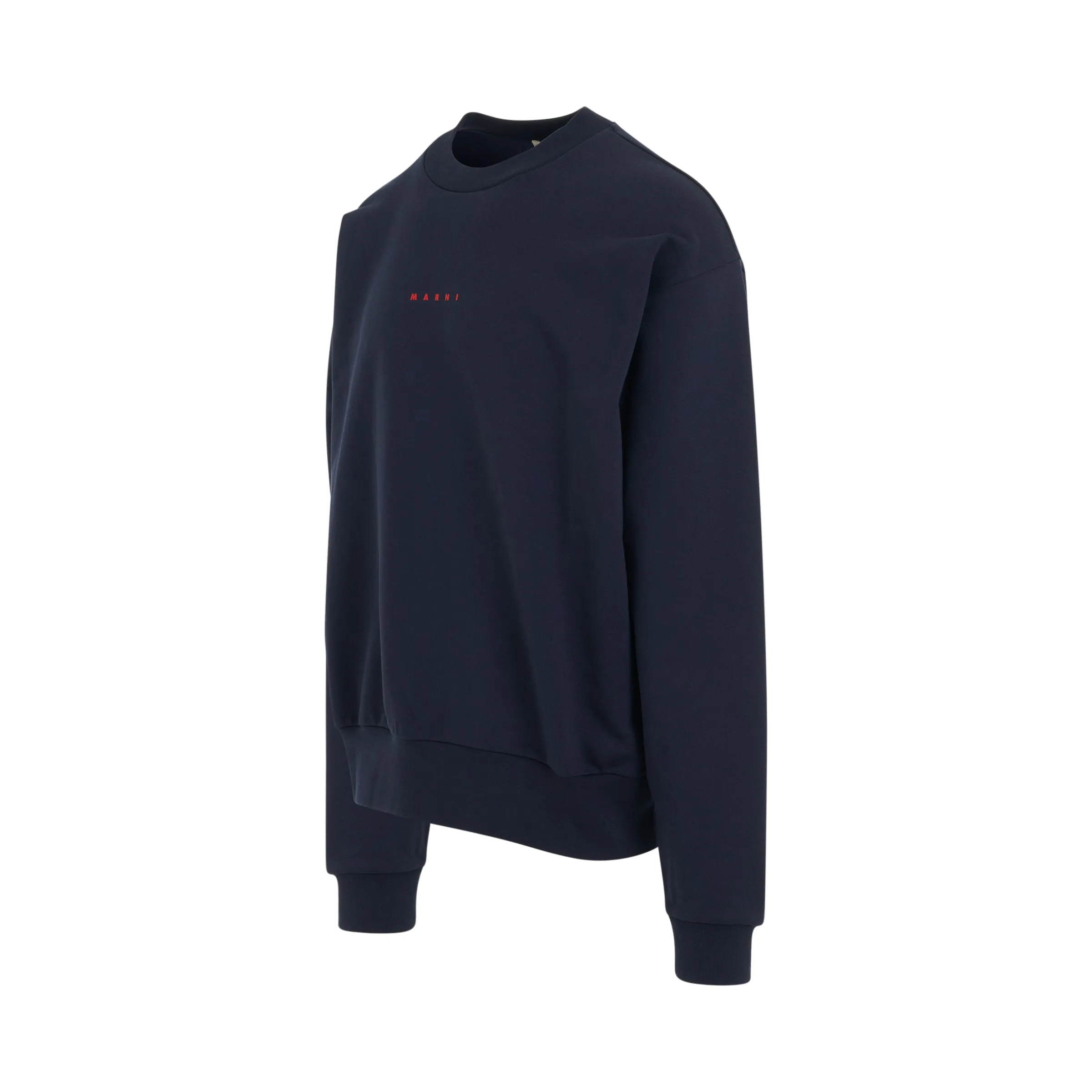 Logo Sweatshirt in Blue Marine sold by MARAIS product image thumbnail 2