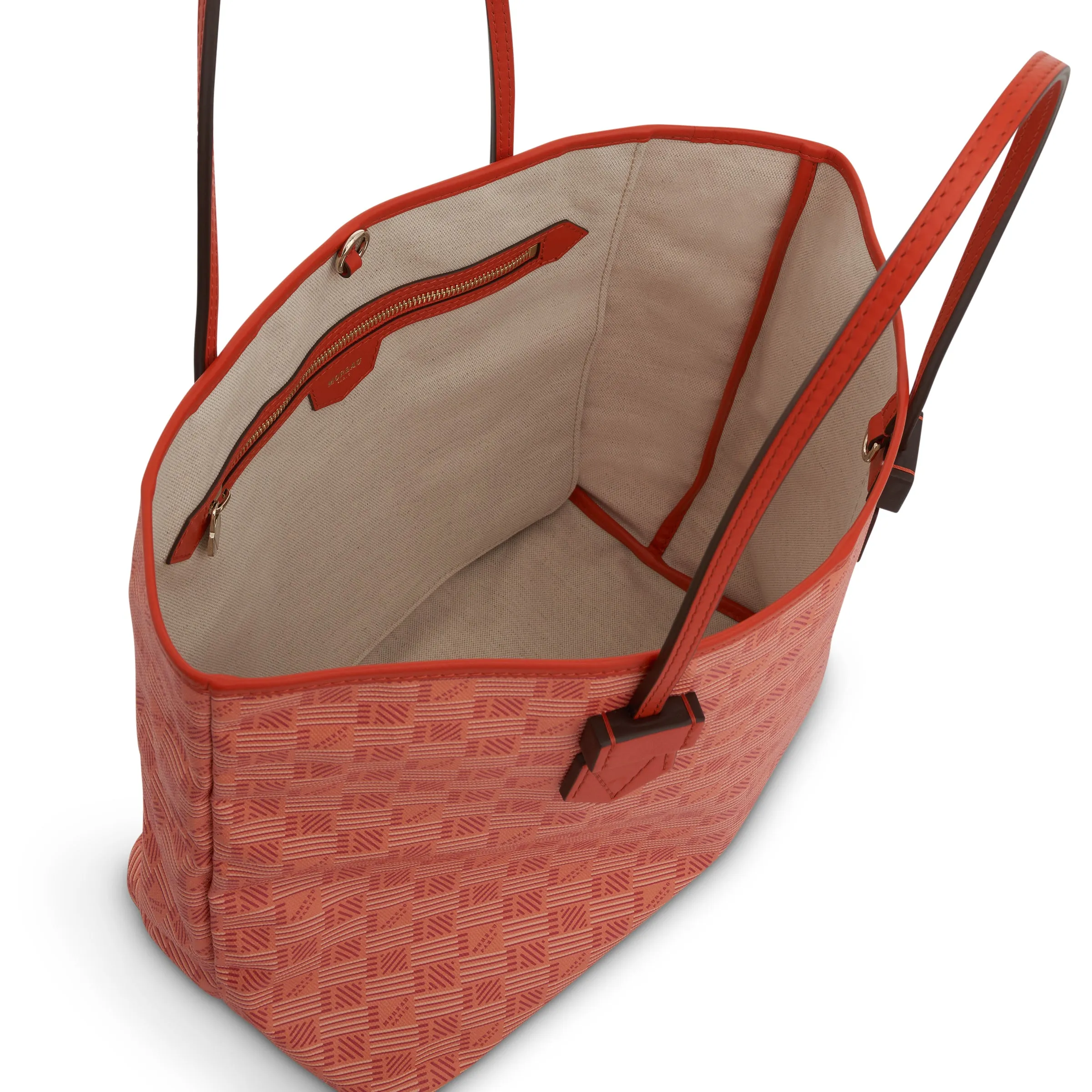 Saint Tropez Tote MM in Orange/Milk sold by MARAIS product image thumbnail 4